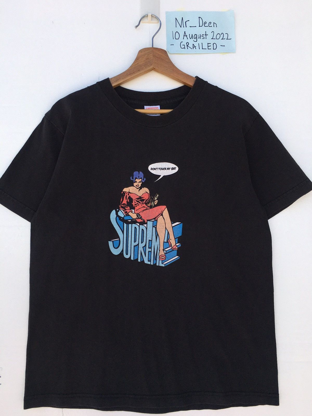 Supreme Rare SS2006 SUPREME Tee (Dont Touch My Shit) Size US M / EU 48-50 / 2 - 5 Thumbnail