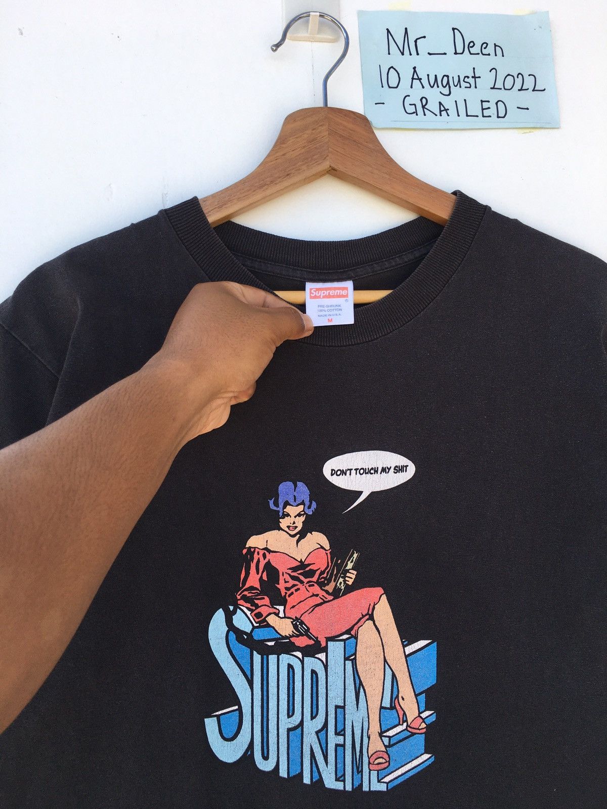 Supreme Rare SS2006 SUPREME Tee (Dont Touch My Shit) Size US M / EU 48-50 / 2 - 7 Thumbnail