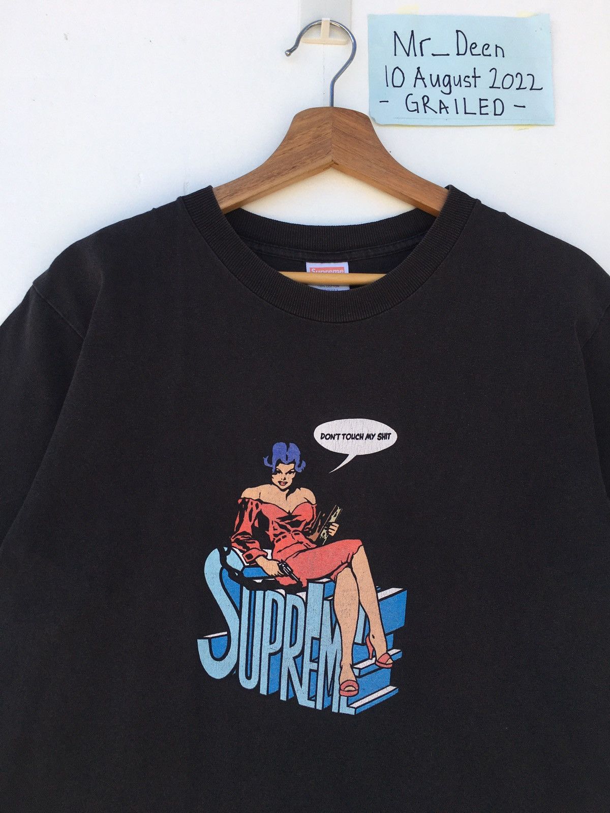 Supreme Rare SS2006 SUPREME Tee (Dont Touch My Shit) Size US M / EU 48-50 / 2 - 6 Thumbnail