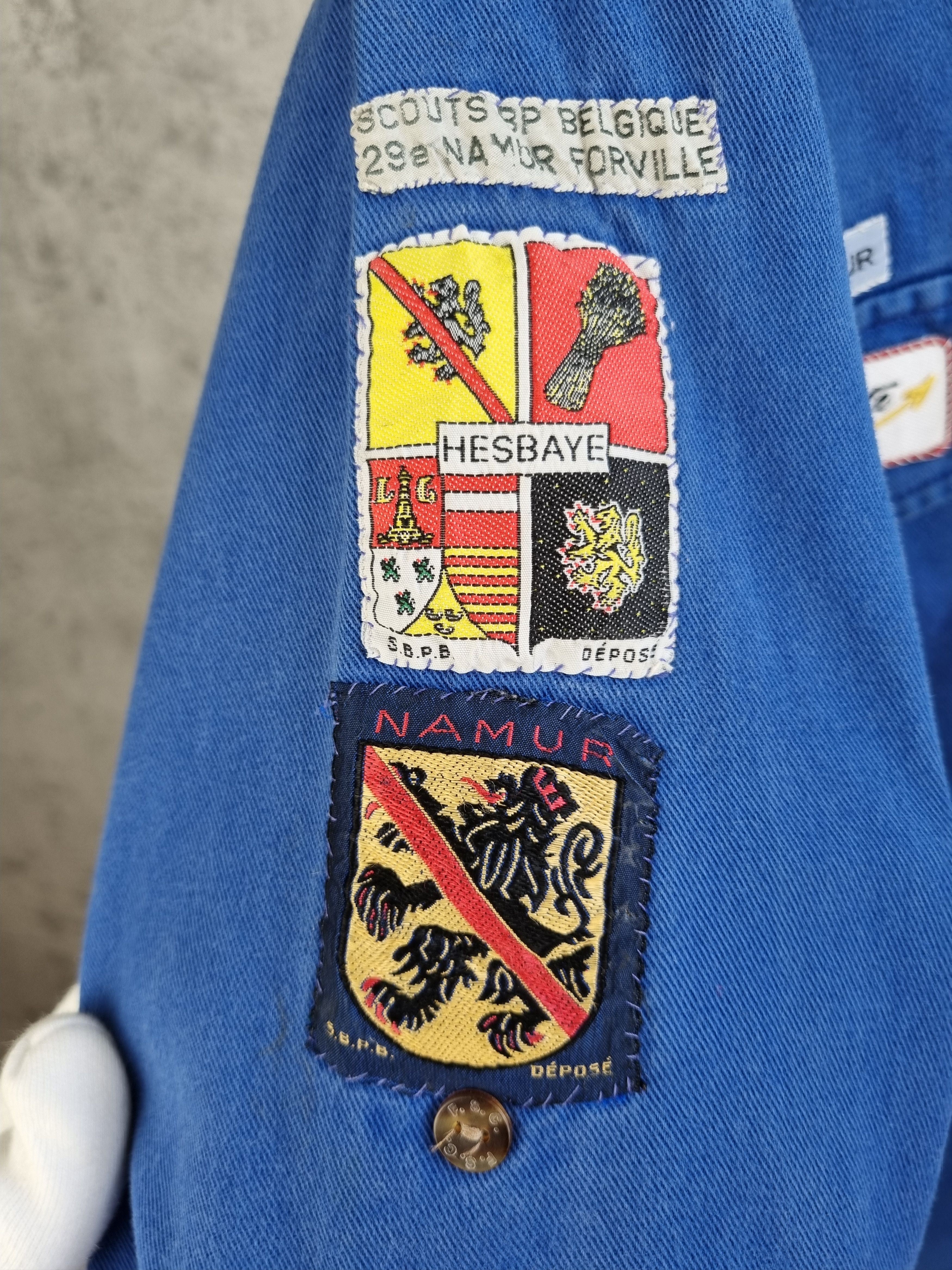 Le Laboureur × Vetra Very rare Belgian Scouts Shirt with authentic patches Size US L / EU 52-54 / 3 - 10 Thumbnail