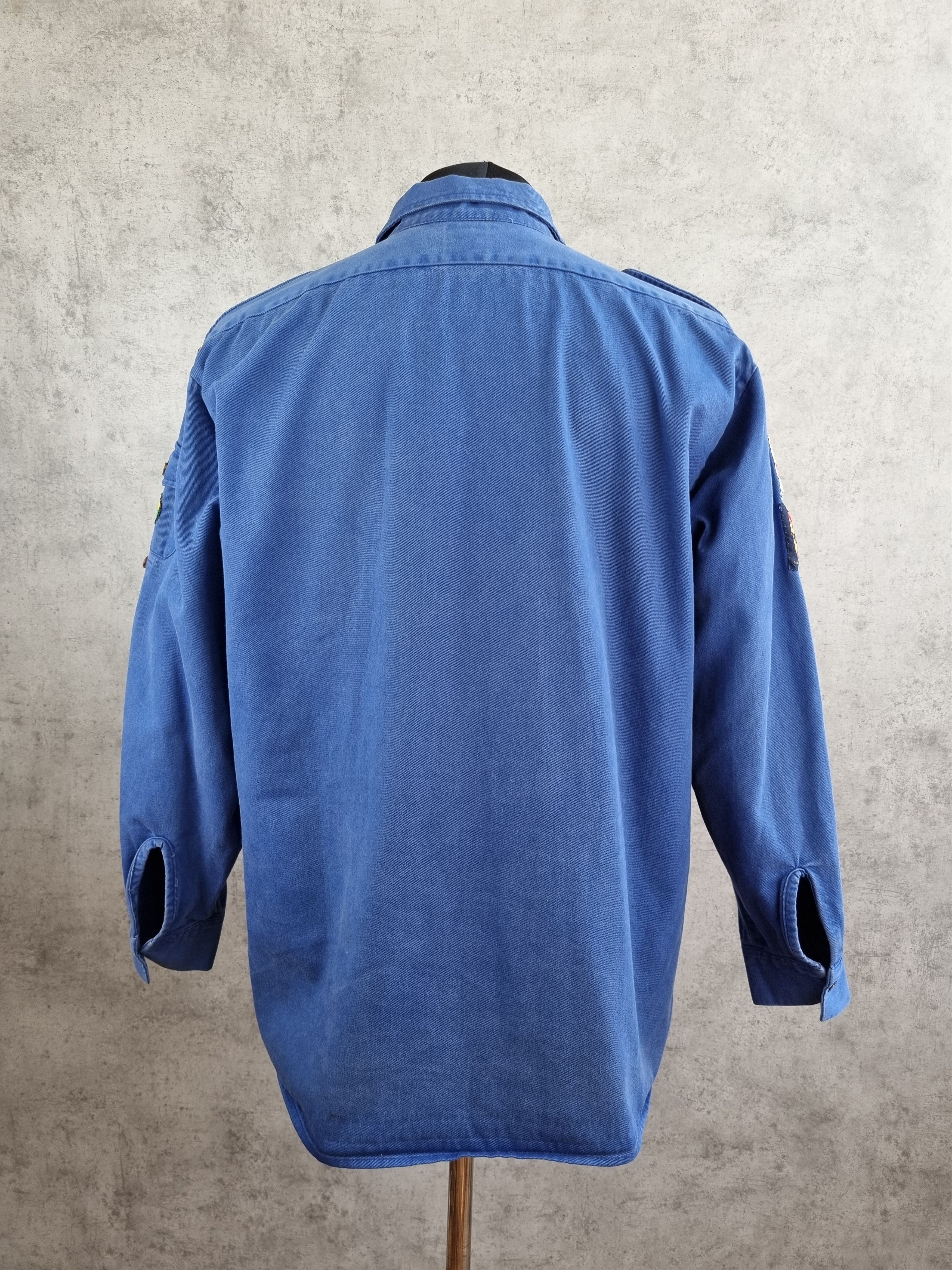 Le Laboureur × Vetra Very rare Belgian Scouts Shirt with authentic patches Size US L / EU 52-54 / 3 - 6 Thumbnail