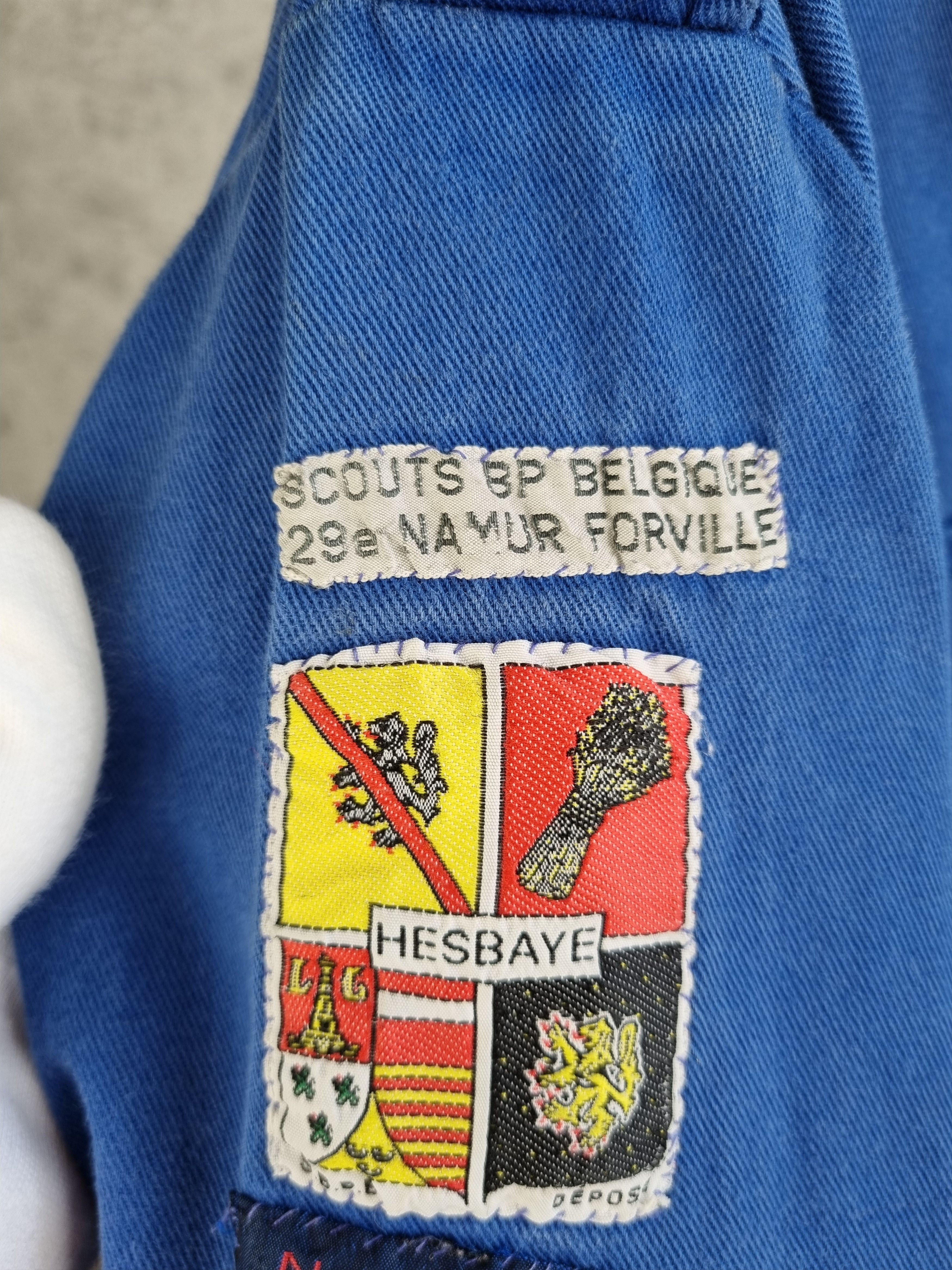 Le Laboureur × Vetra Very rare Belgian Scouts Shirt with authentic patches Size US L / EU 52-54 / 3 - 15 Thumbnail