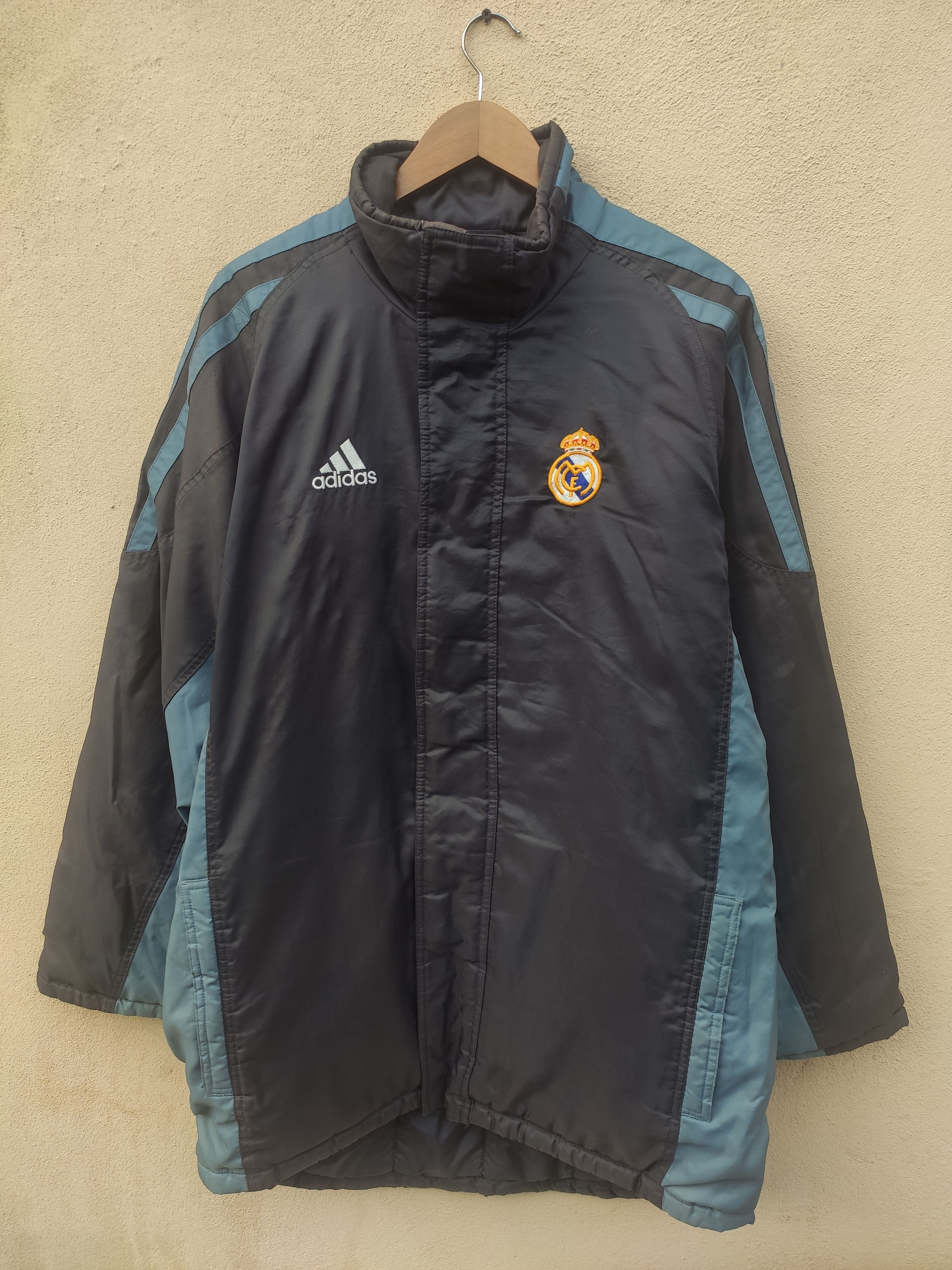 Adidas 🔥 Vintage Adidas Jacket Real Madrid Football Team Size US M / EU 48-50 / 2 - 1 Thumbnail