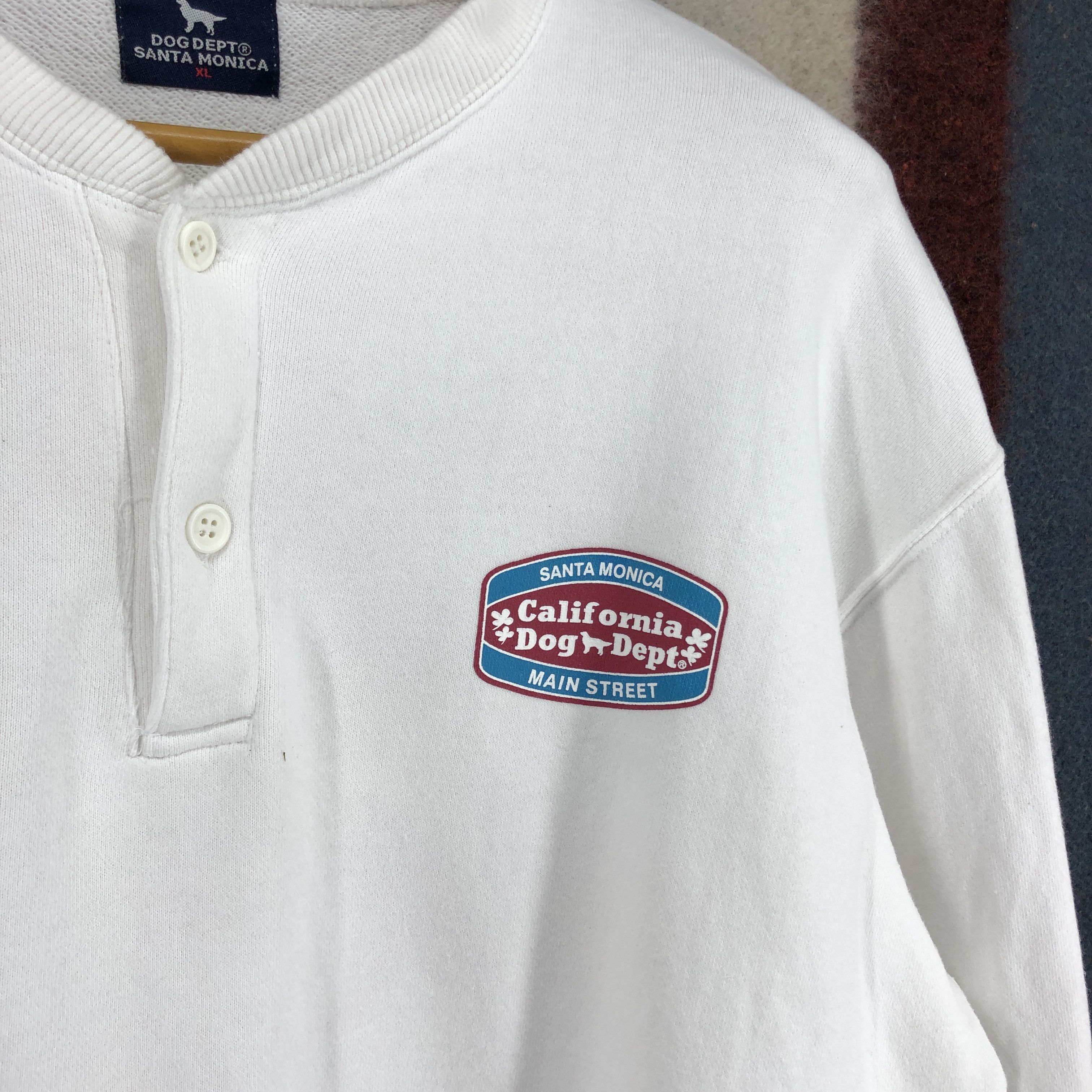 Japanese Brand DOG DEPT Santa Monica Crew Neck Sweatshirt #0539/W Size US L / EU 52-54 / 3 - 4 Thumbnail