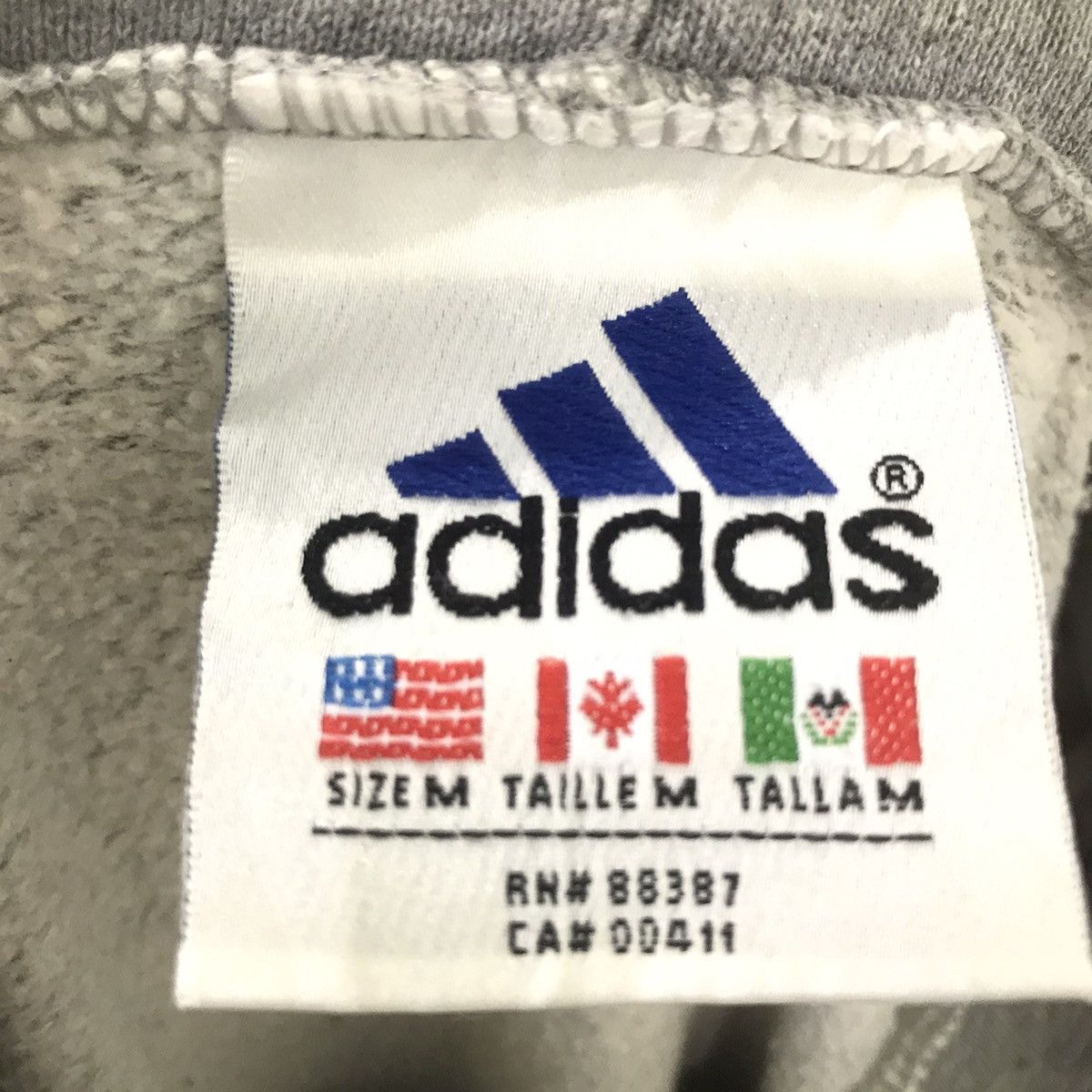 Adidas Vintage Adidas Spellout Big Logo Hoodie Sweatshirt Size US M / EU 48-50 / 2 - 4 Thumbnail