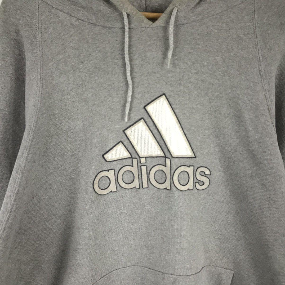 Adidas Vintage Adidas Spellout Big Logo Hoodie Sweatshirt Size US M / EU 48-50 / 2 - 2 Thumbnail