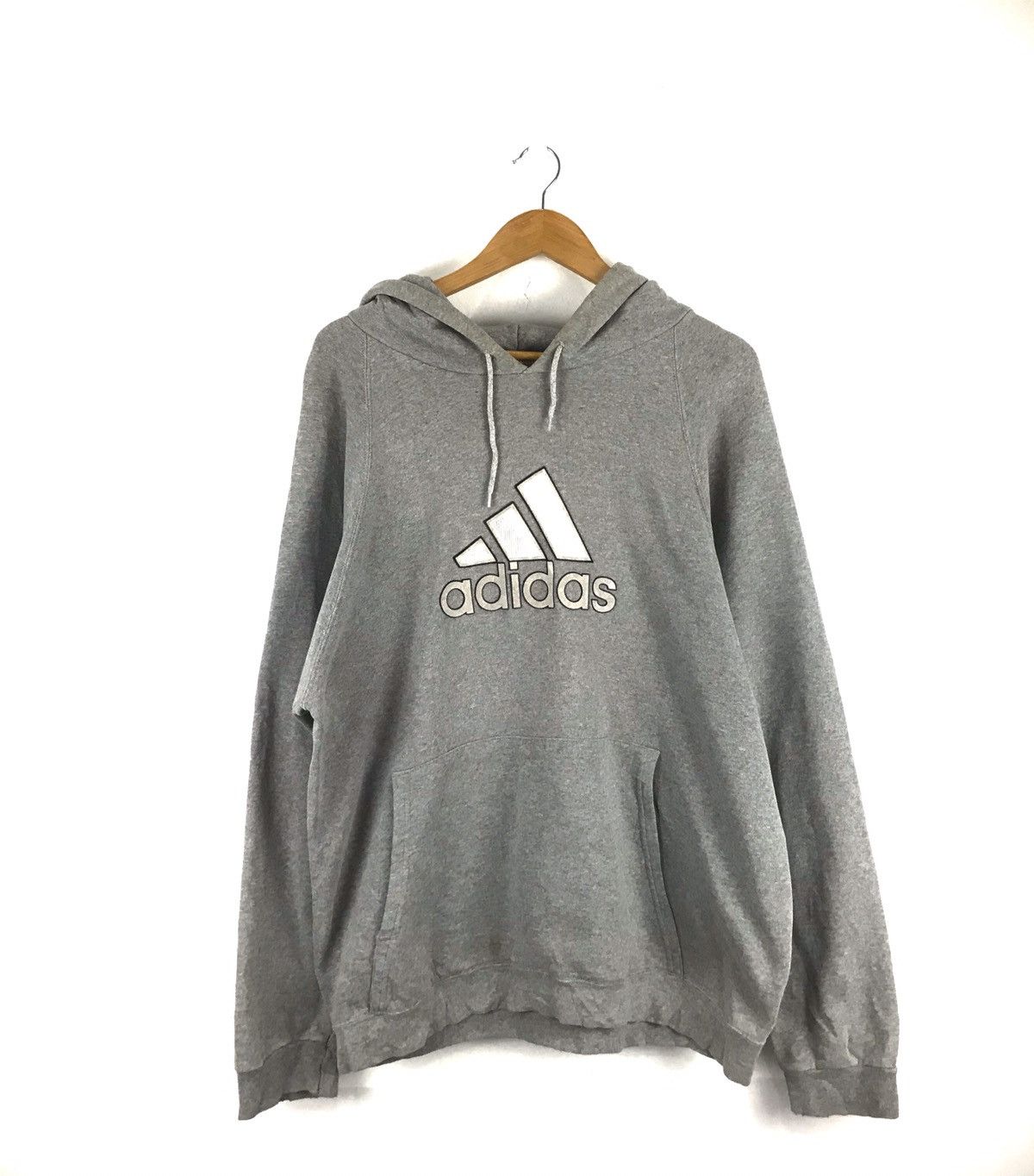 Adidas Vintage Adidas Spellout Big Logo Hoodie Sweatshirt Size US M / EU 48-50 / 2 - 1 Thumbnail