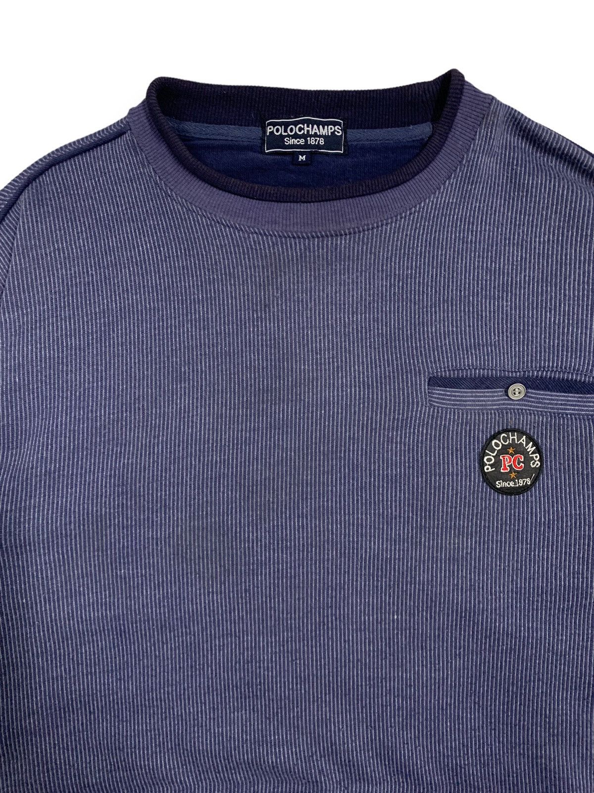 Japanese Brand Vintage PoloChamps Embroidered Small Logo Sweatshirts Size US M / EU 48-50 / 2 - 4 Thumbnail