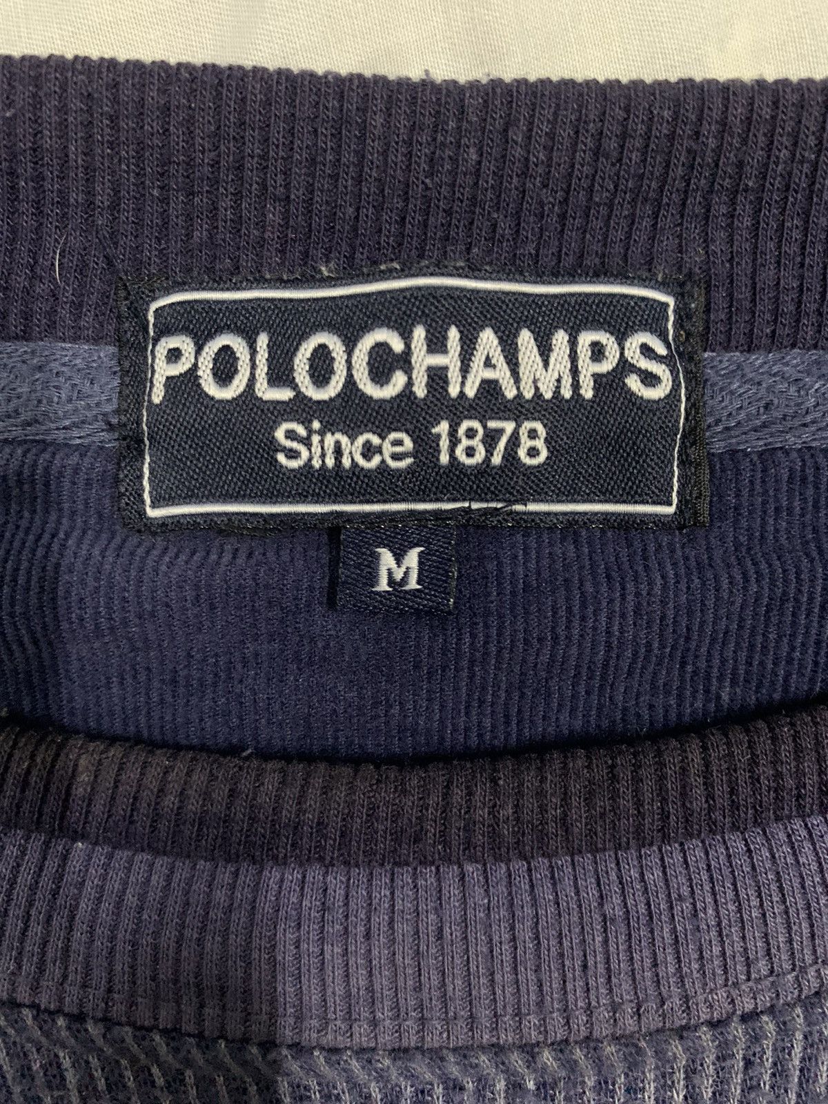 Japanese Brand Vintage PoloChamps Embroidered Small Logo Sweatshirts Size US M / EU 48-50 / 2 - 12 Thumbnail