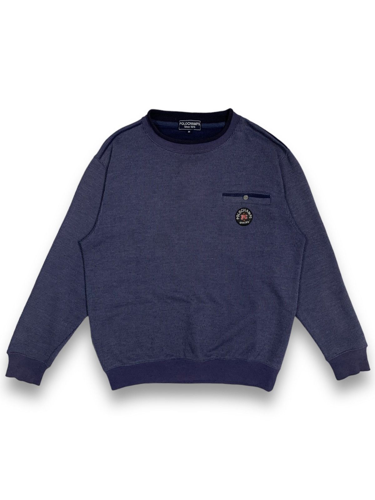 Japanese Brand Vintage PoloChamps Embroidered Small Logo Sweatshirts Size US M / EU 48-50 / 2 - 1 Thumbnail