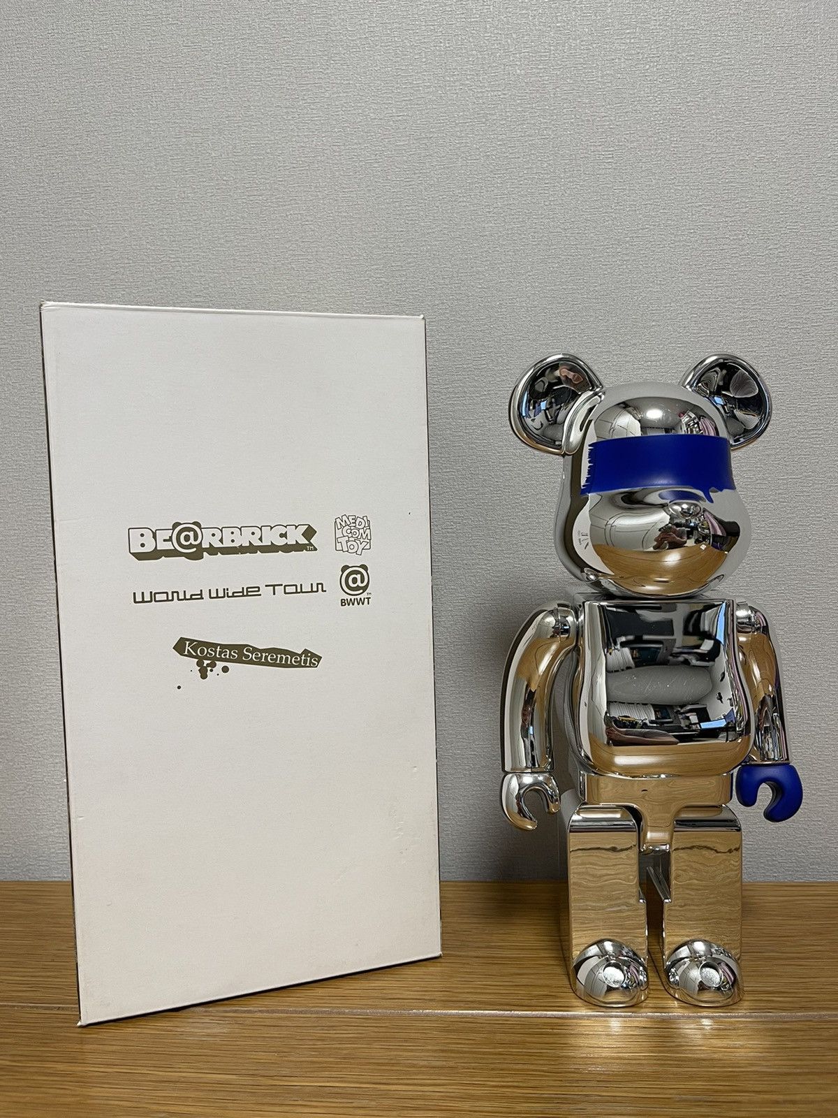 Medicom Toy BE@RBRICK BWWT Kostas Serementis 400% | Grailed