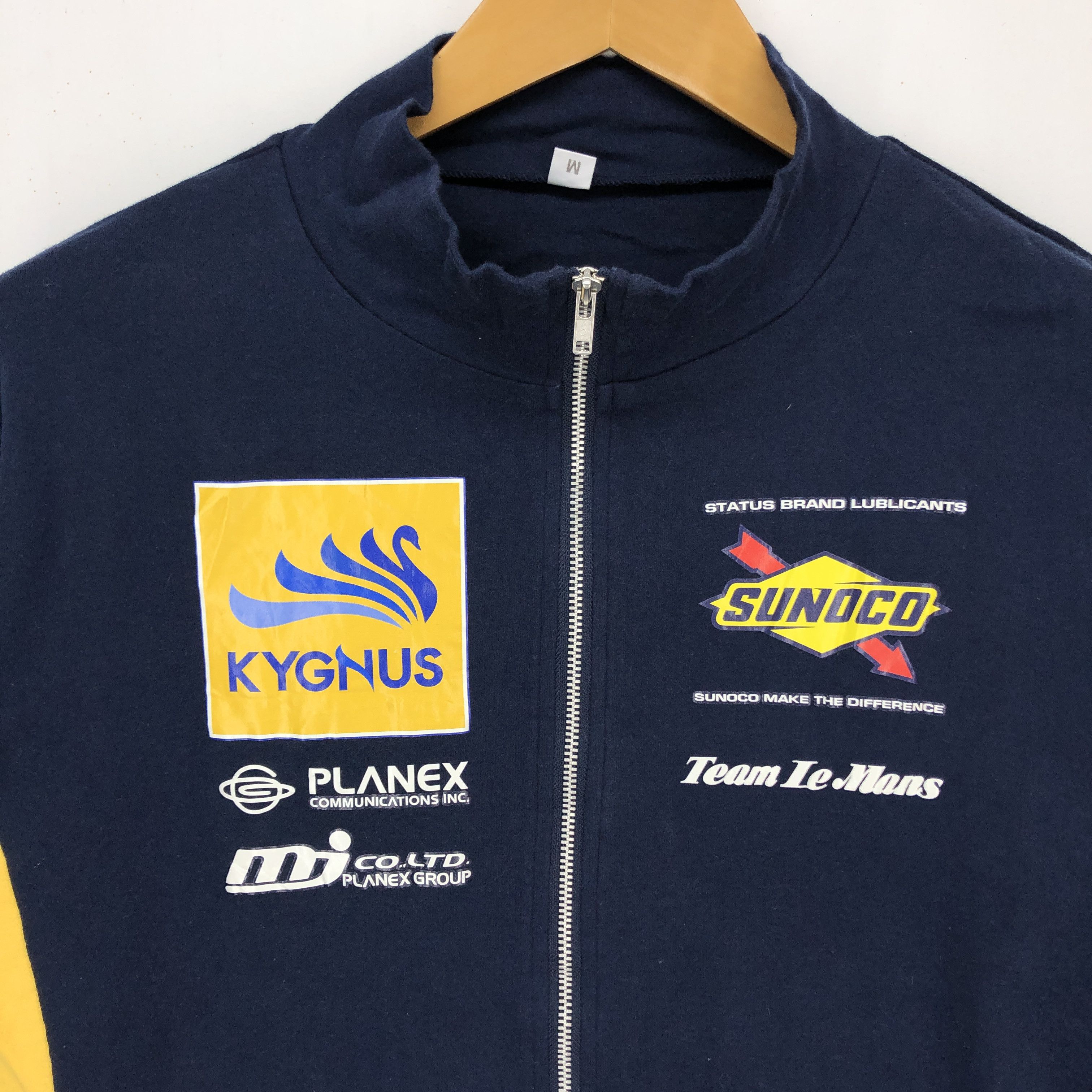 Japanese Brand TEAM LE MANS KYGNUS SUNOCO Sweatshirt #1197-42 Size US M / EU 48-50 / 2 - 2 Thumbnail