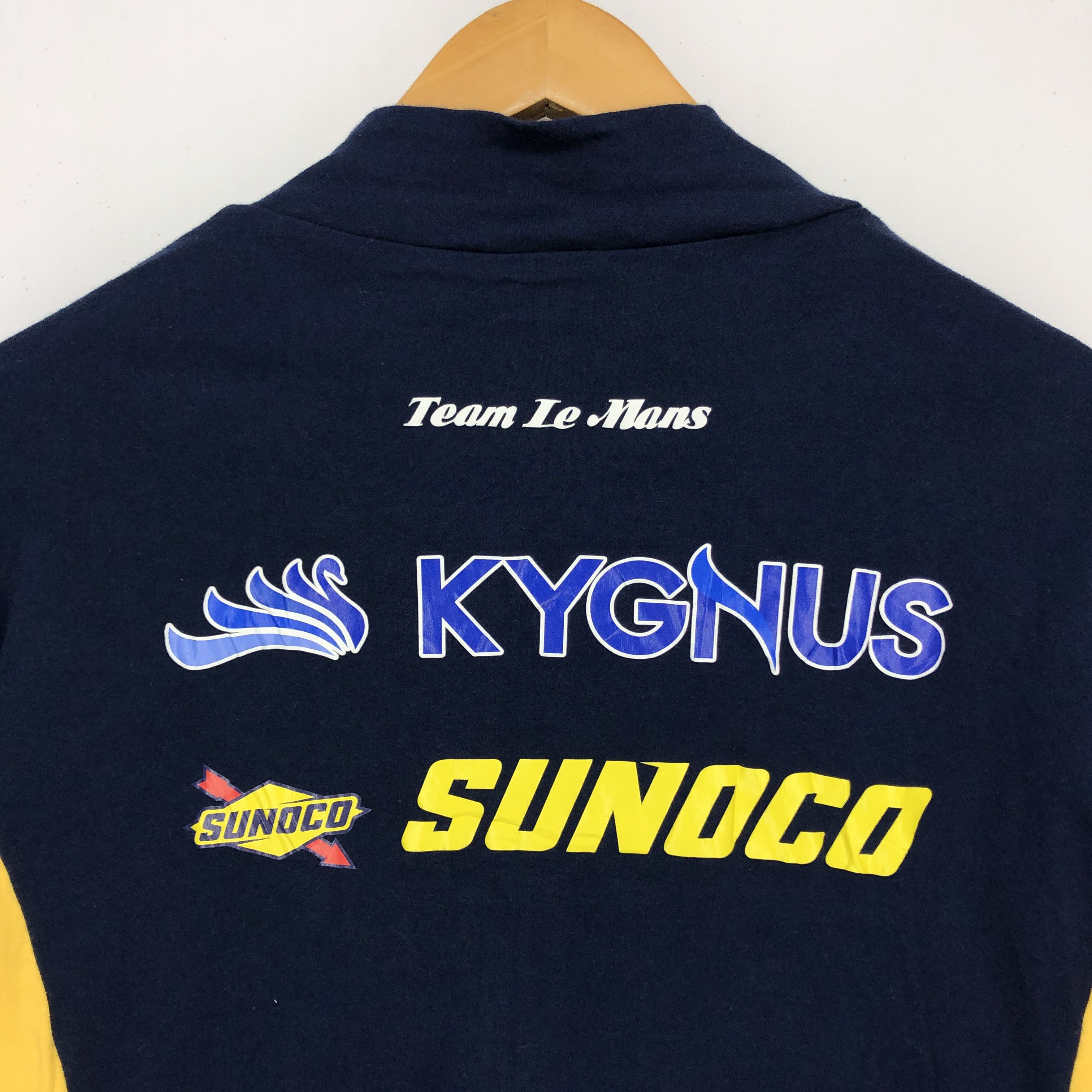 Japanese Brand TEAM LE MANS KYGNUS SUNOCO Sweatshirt #1197-42 Size US M / EU 48-50 / 2 - 4 Thumbnail