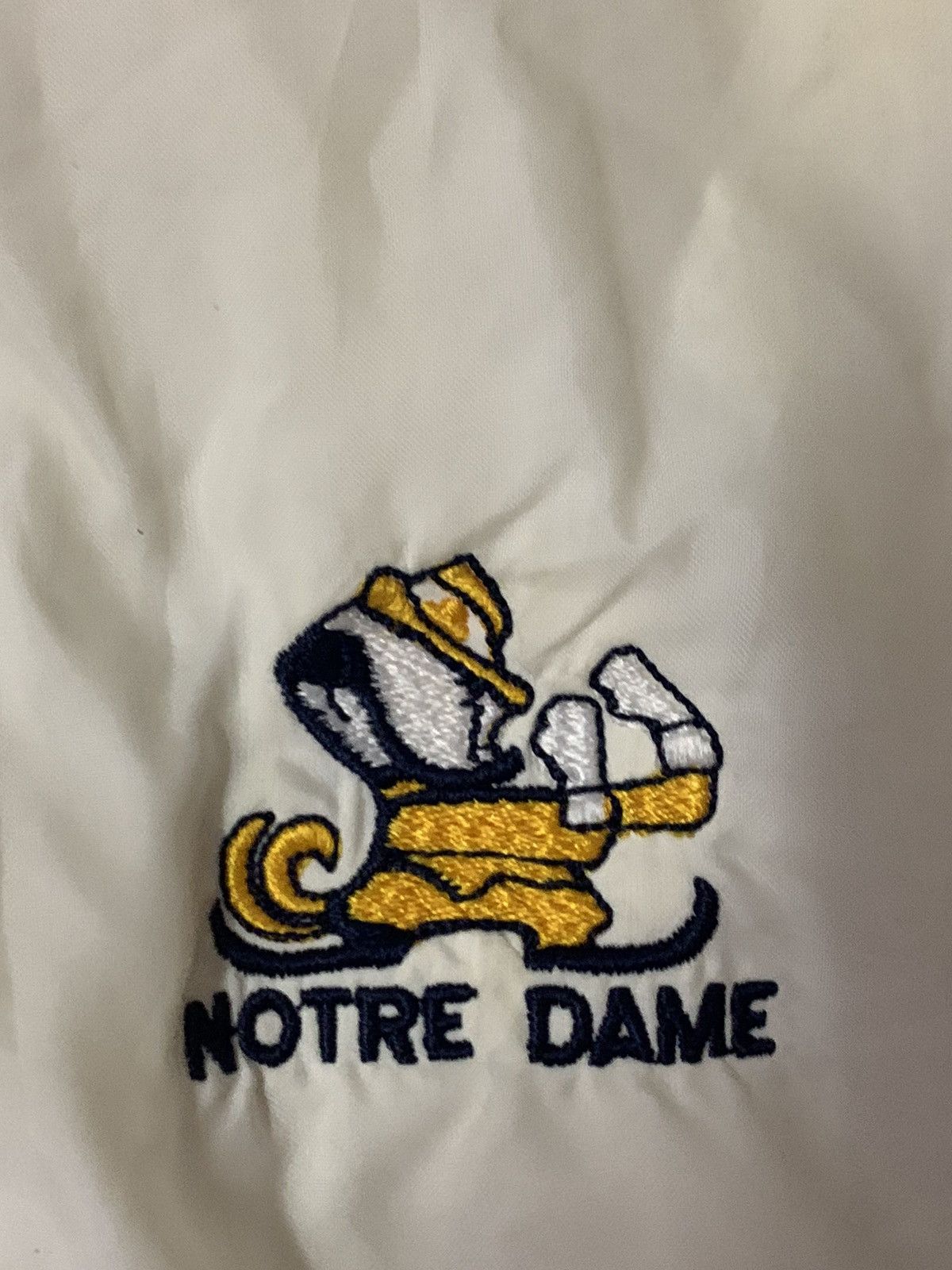 Champion × Vintage Nice Notre Dame Champion Windbraker Jacket Size US M / EU 48-50 / 2 - 3 Thumbnail