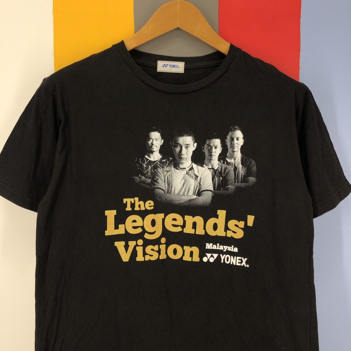 Japanese Brand YONEX Badminton Legends Player Crew Neck T Shirt #1067/AL Size US M / EU 48-50 / 2 - 2 Thumbnail
