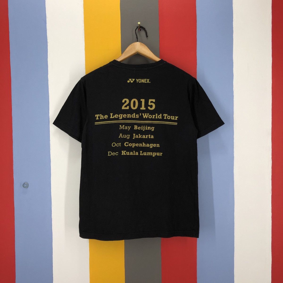 Japanese Brand YONEX Badminton Legends Player Crew Neck T Shirt #1067/AL Size US M / EU 48-50 / 2 - 6 Thumbnail