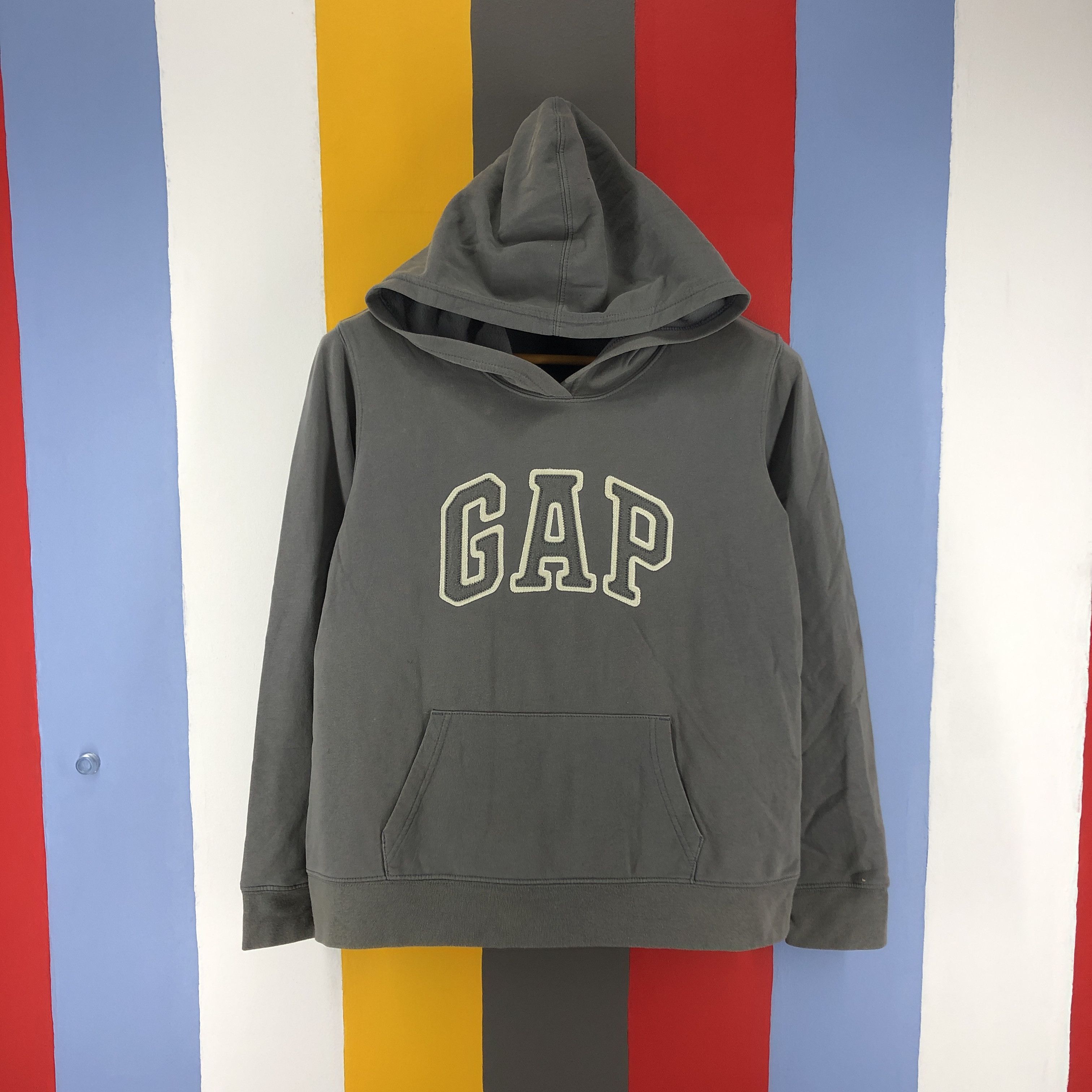image of Gap Ash Grey Hoodie Pullover 0809/z, Men's (Size Small)