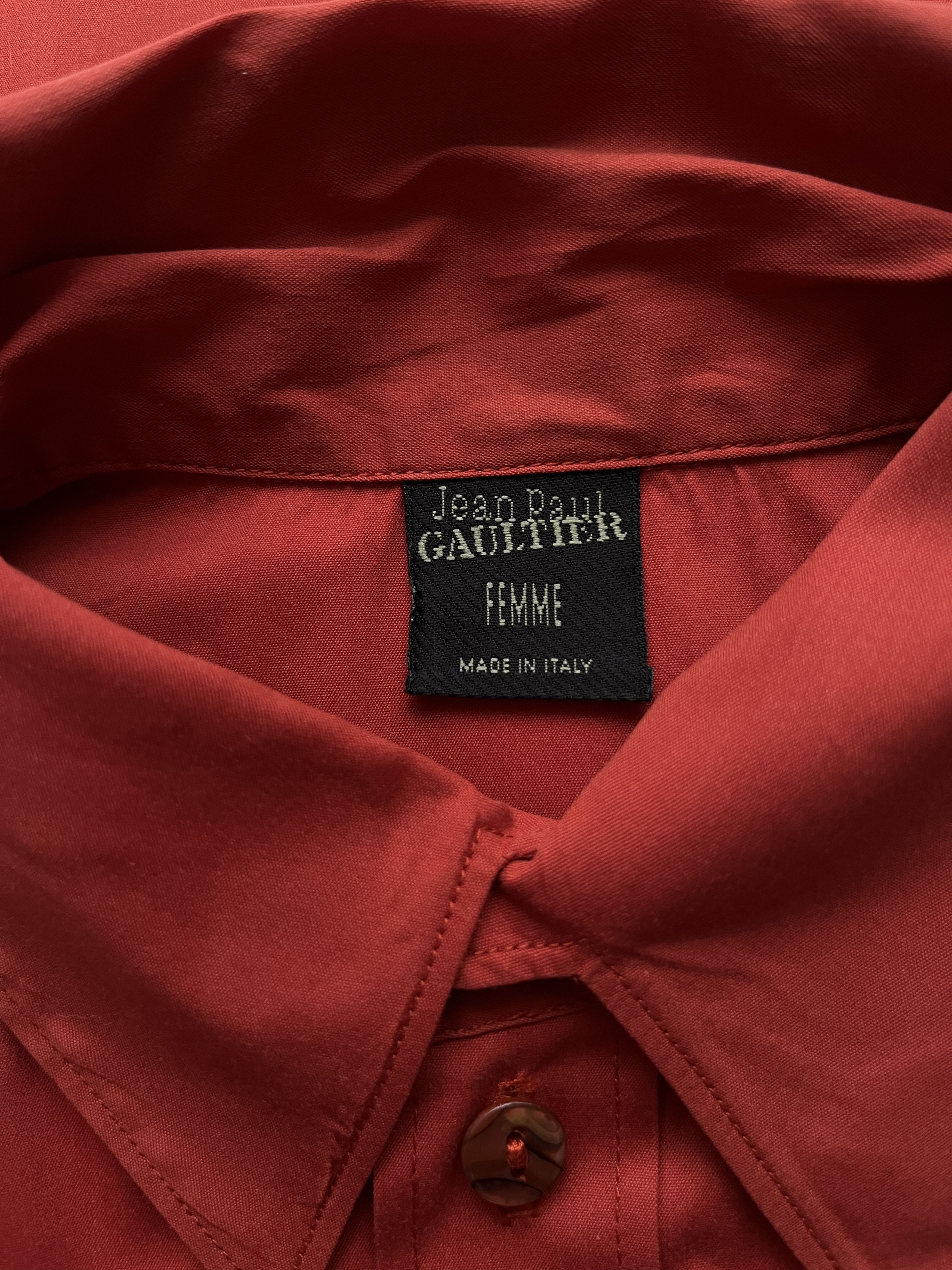 Jean Paul Gaultier ⚡️QUICK SALE⚡️1990's Jean Paul Gaultier Sleeveless Blouse Size M / US 6-8 / IT 42-44 - 3 Thumbnail