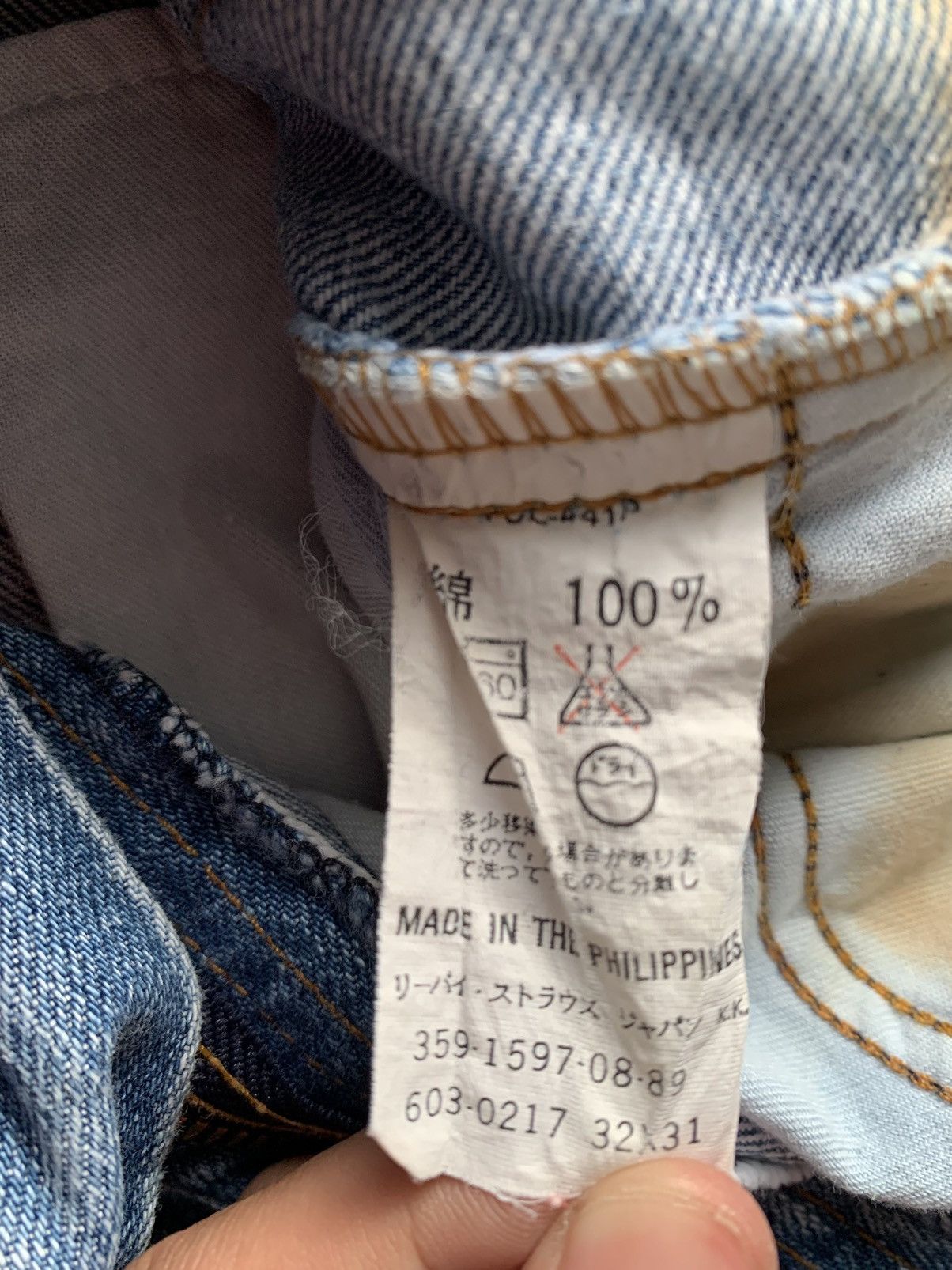 Levi's Vintage Levis 603 Denim Size US 30 / EU 46 - 5 Thumbnail
