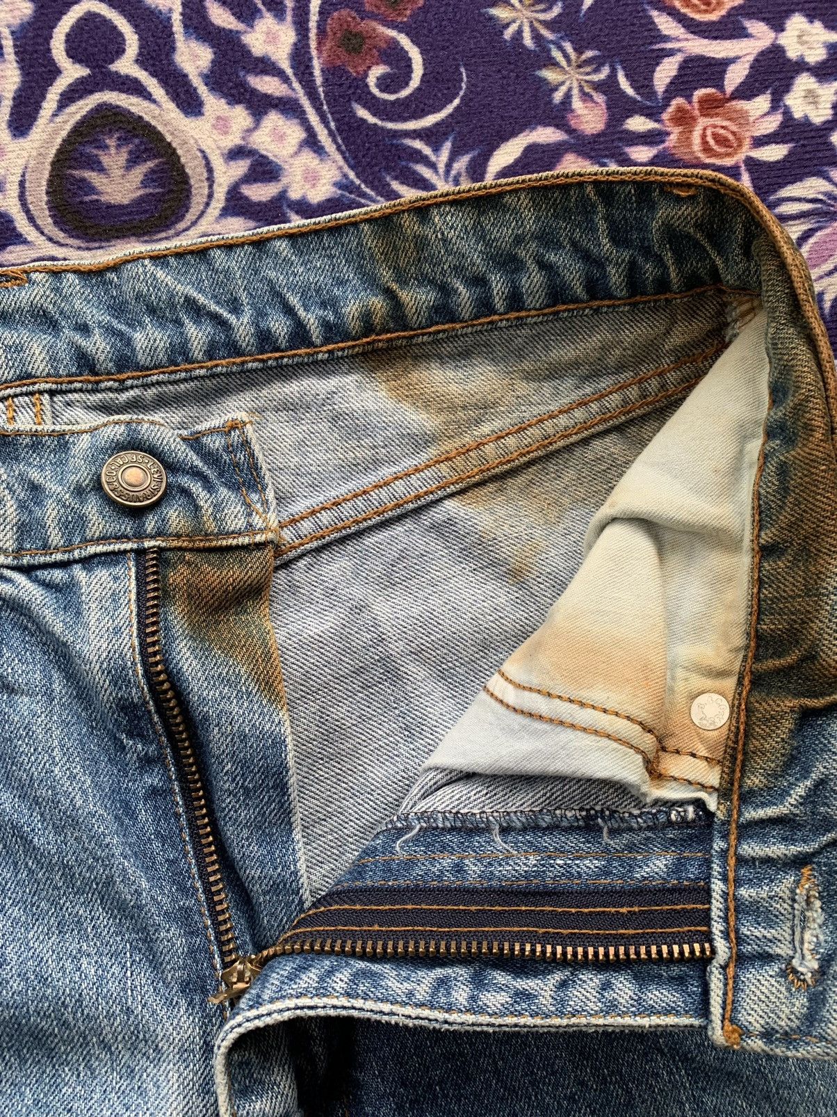 Levi's Vintage Levis 603 Denim Size US 30 / EU 46 - 4 Thumbnail