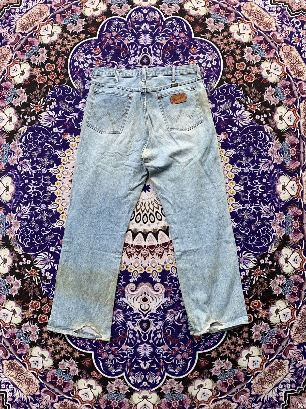 Wrangler Vintage Wrangler Faded Wash Denim Size US 34 / EU 50 - 8 Thumbnail