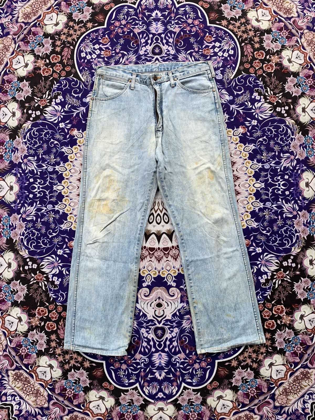 Wrangler Vintage Wrangler Faded Wash Denim Size US 34 / EU 50 - 1 Thumbnail