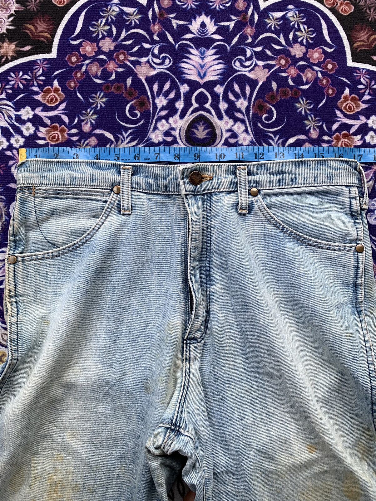 Wrangler Vintage Wrangler Faded Wash Denim Size US 34 / EU 50 - 15 Thumbnail