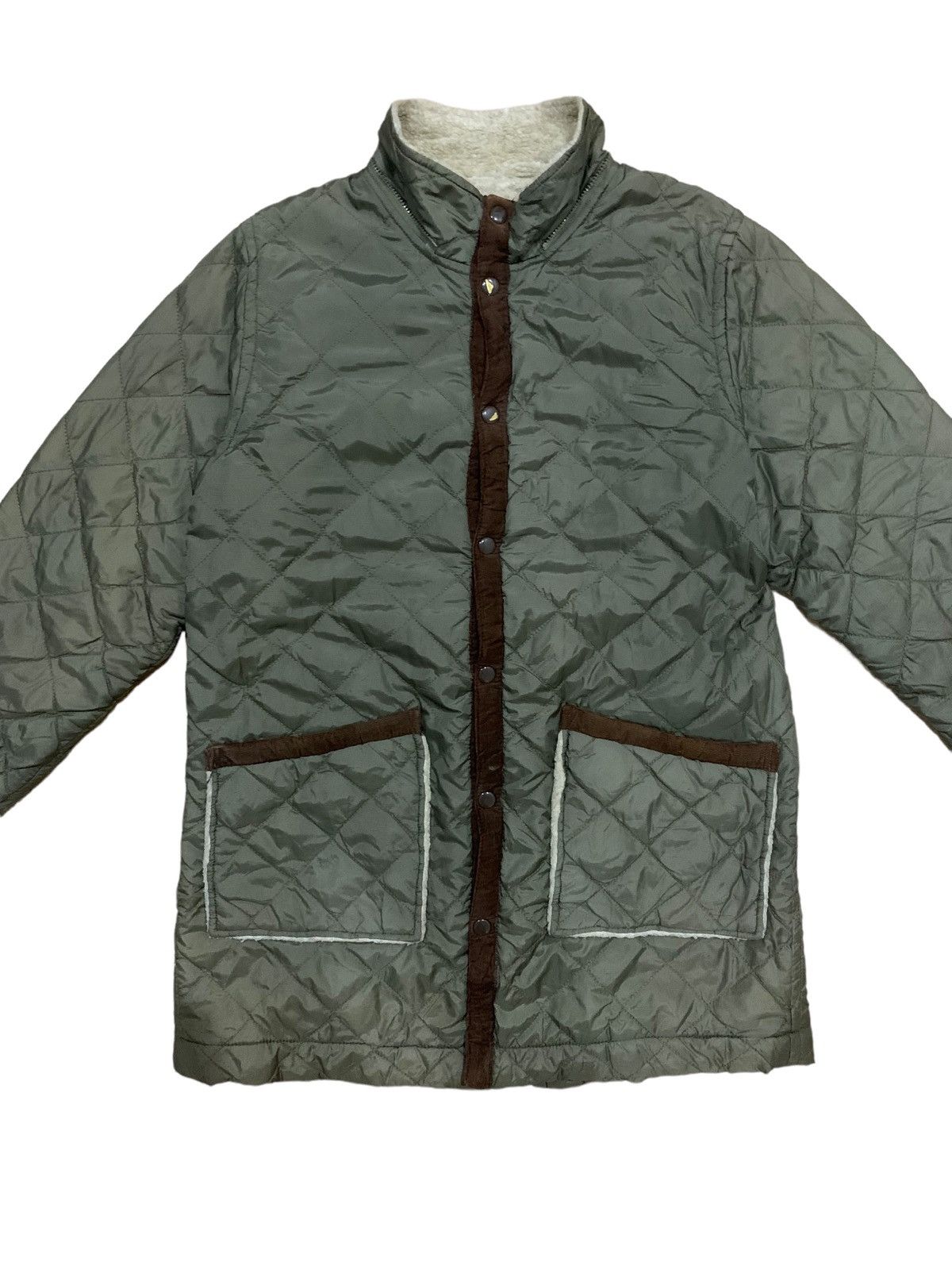 PERSON'S Vintage Japanese Person’s Line Fleece Paded Jacket Size US L / EU 52-54 / 3 - 4 Thumbnail