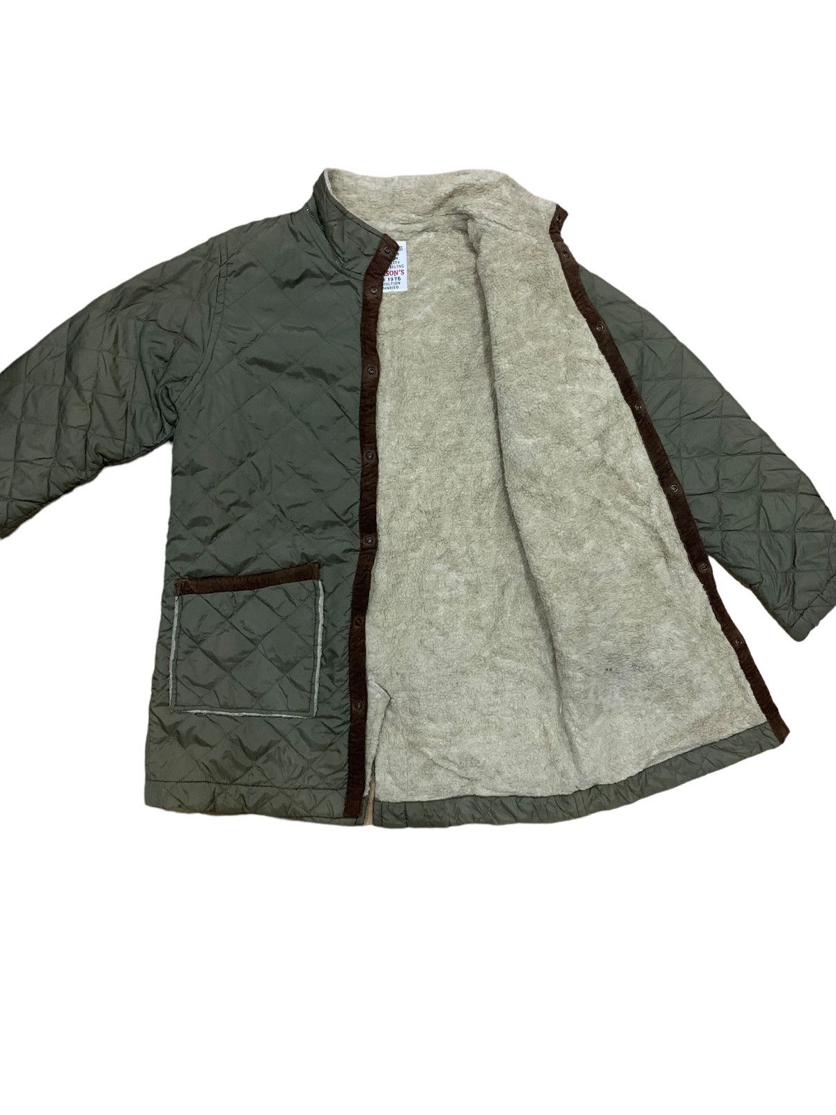 PERSON'S Vintage Japanese Person’s Line Fleece Paded Jacket Size US L / EU 52-54 / 3 - 3 Thumbnail