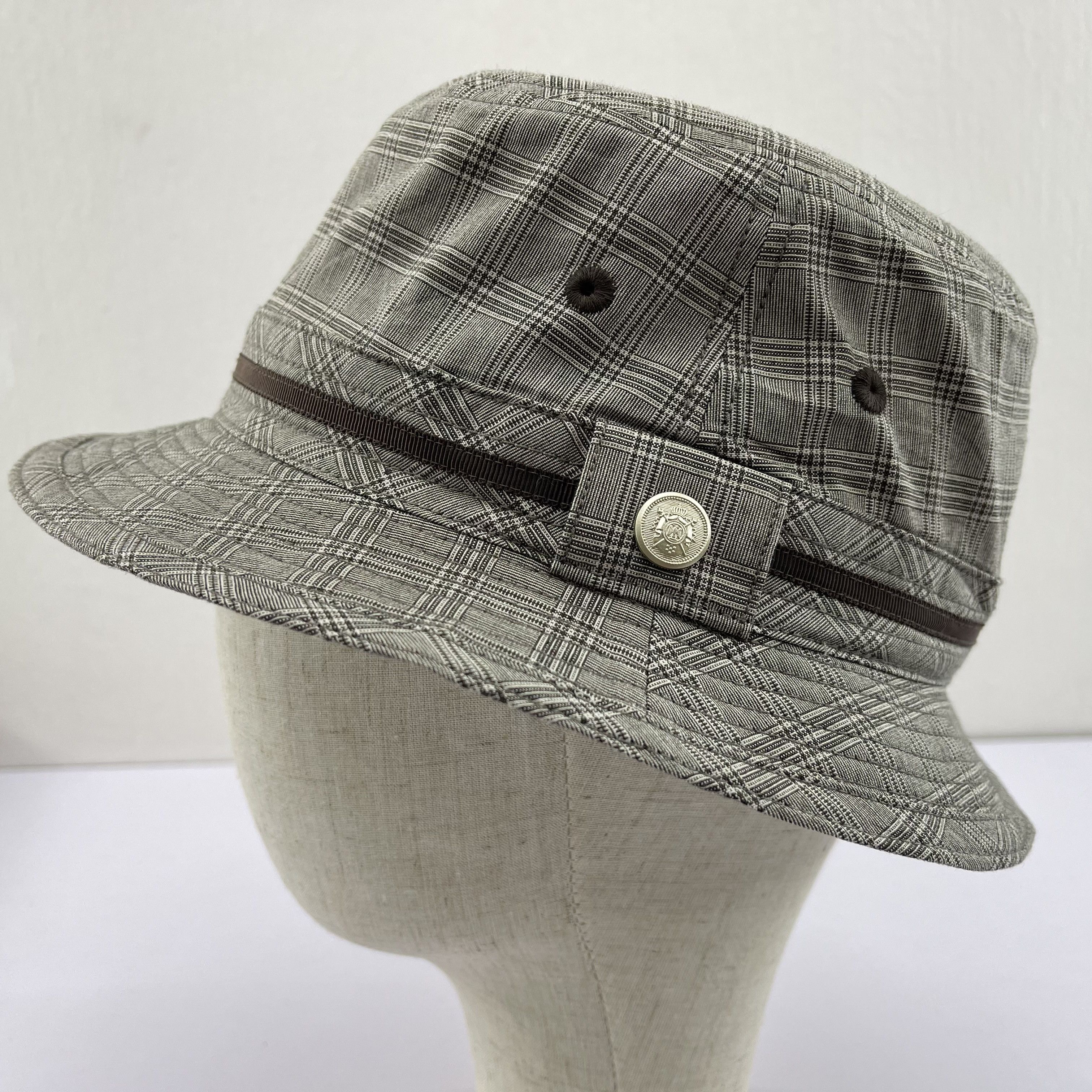 Hiroko Koshino Homme Hiroko Koshino Bucket Hats- BH1026 Size ONE SIZE - 4 Thumbnail