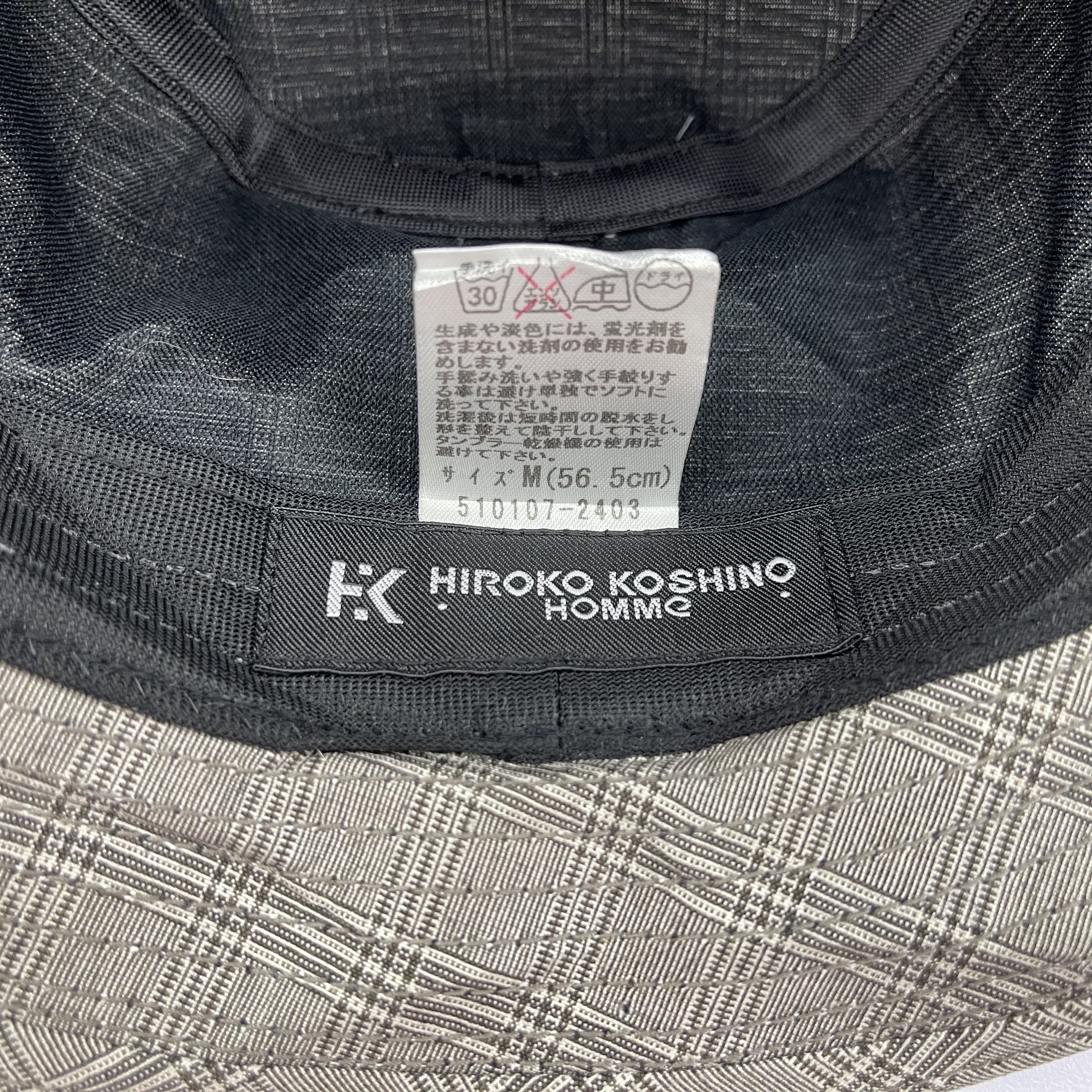 Hiroko Koshino Homme Hiroko Koshino Bucket Hats- BH1026 Size ONE SIZE - 7 Thumbnail