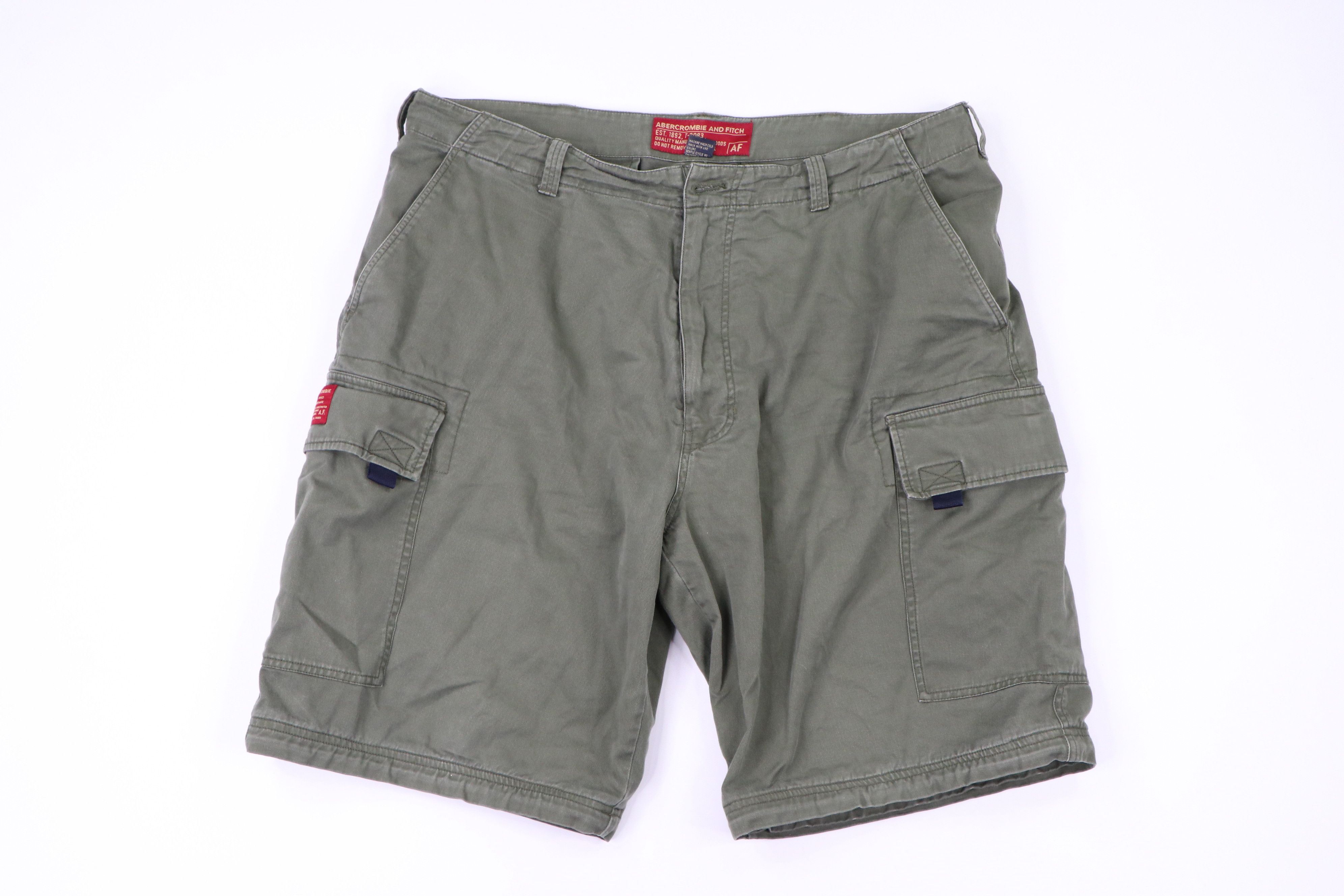 Vintage Vintage Abercrombie u0026 Fitch Cargo Shorts Olive Green AS IS | Grailed