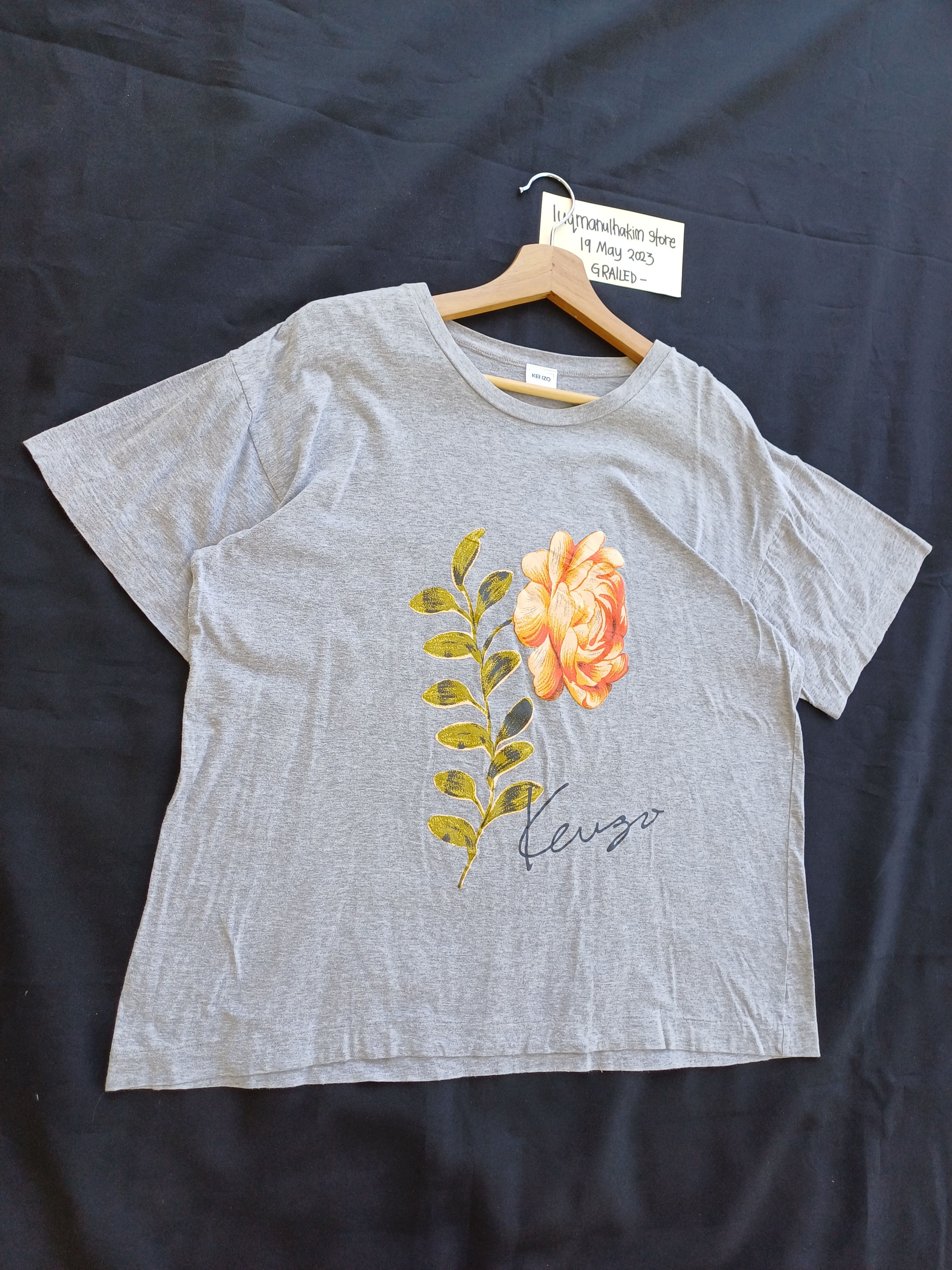 Kenzo Rare Vintage Floral Print KENZO Tshirt Size US M / EU 48-50 / 2 - 2 Thumbnail