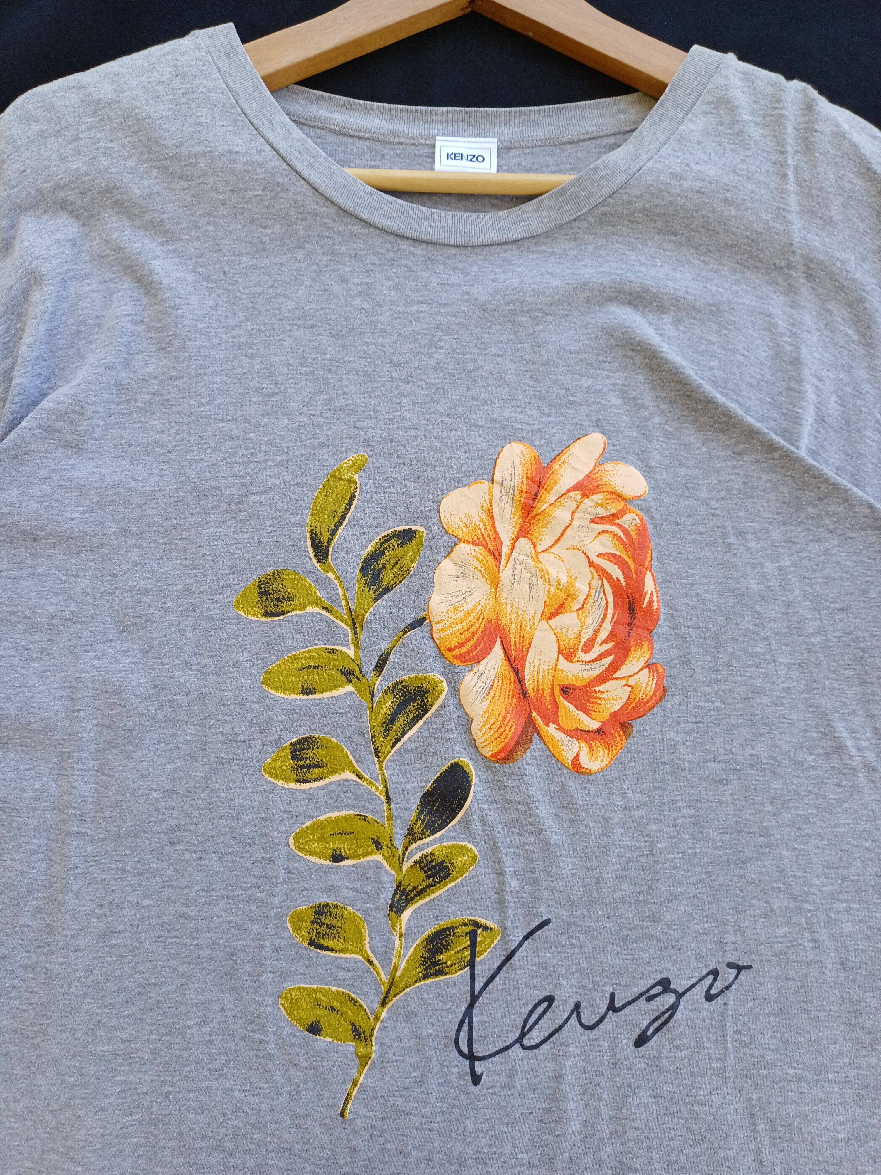 Kenzo Rare Vintage Floral Print KENZO Tshirt Size US M / EU 48-50 / 2 - 6 Thumbnail