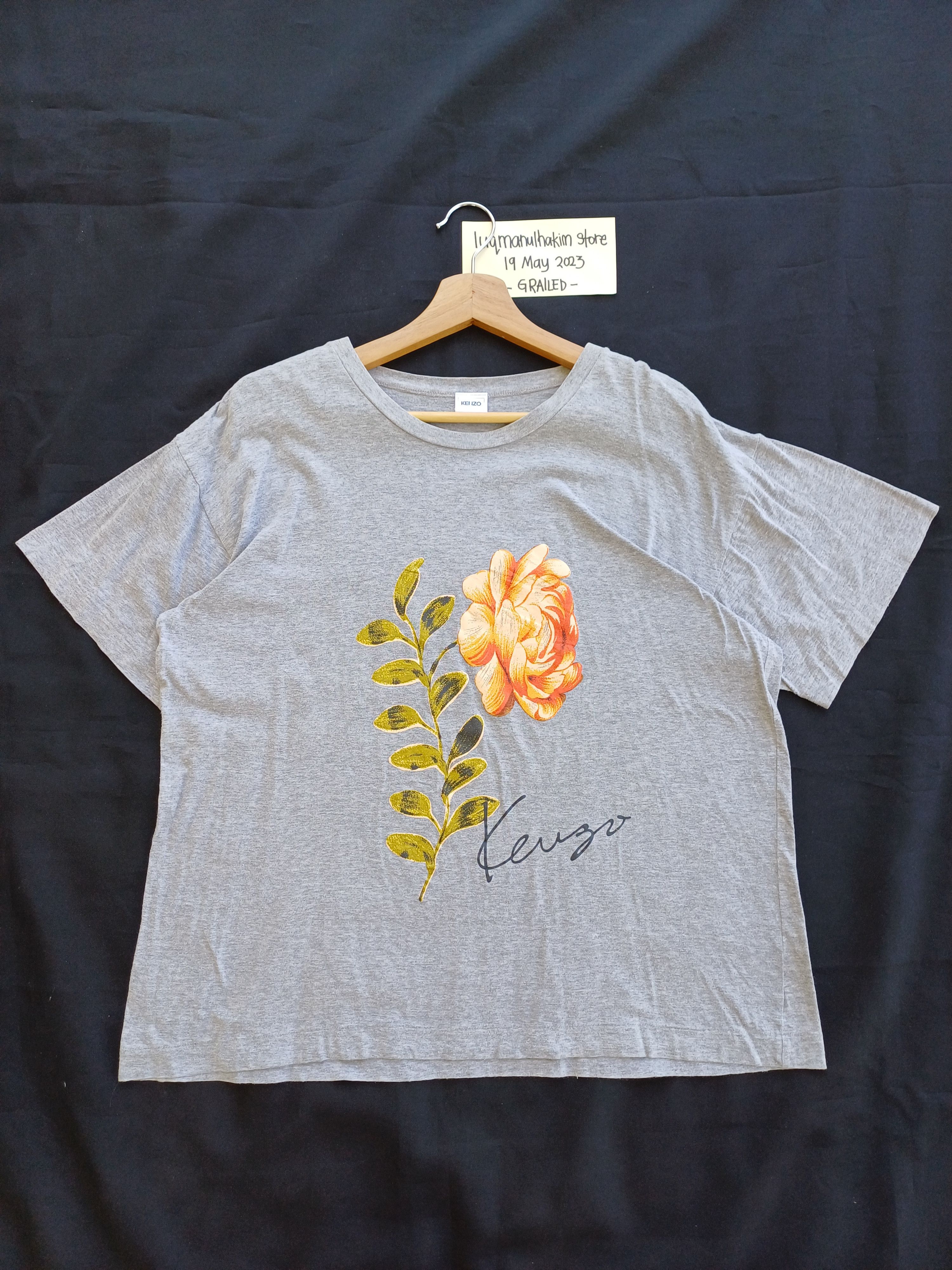 Kenzo Rare Vintage Floral Print KENZO Tshirt Size US M / EU 48-50 / 2 - 1 Thumbnail