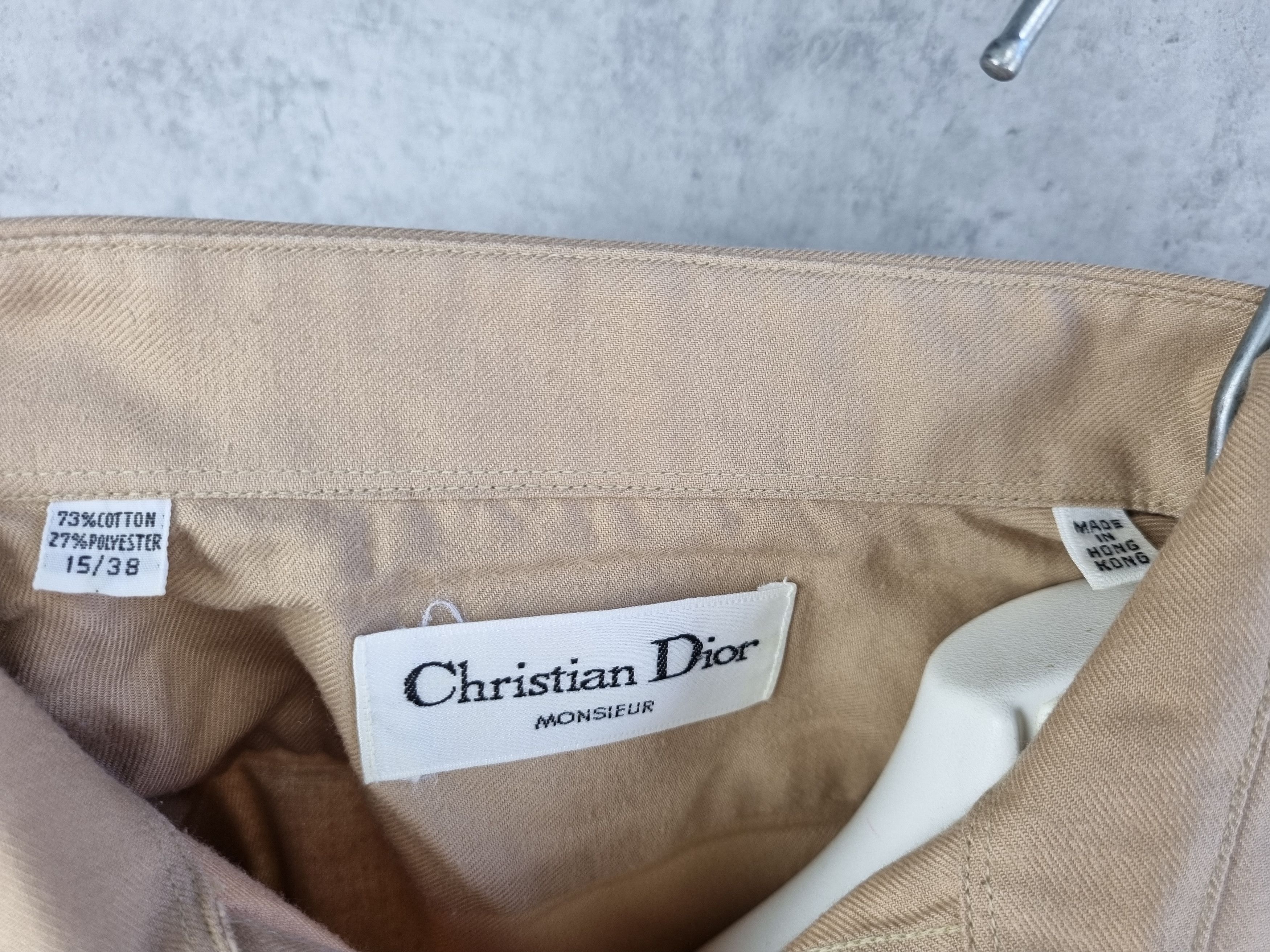 Christian Dior Monsieur 90s Rare Christian DIOR Military Safari Vintage Shirt Size US M / EU 48-50 / 2 - 6 Thumbnail
