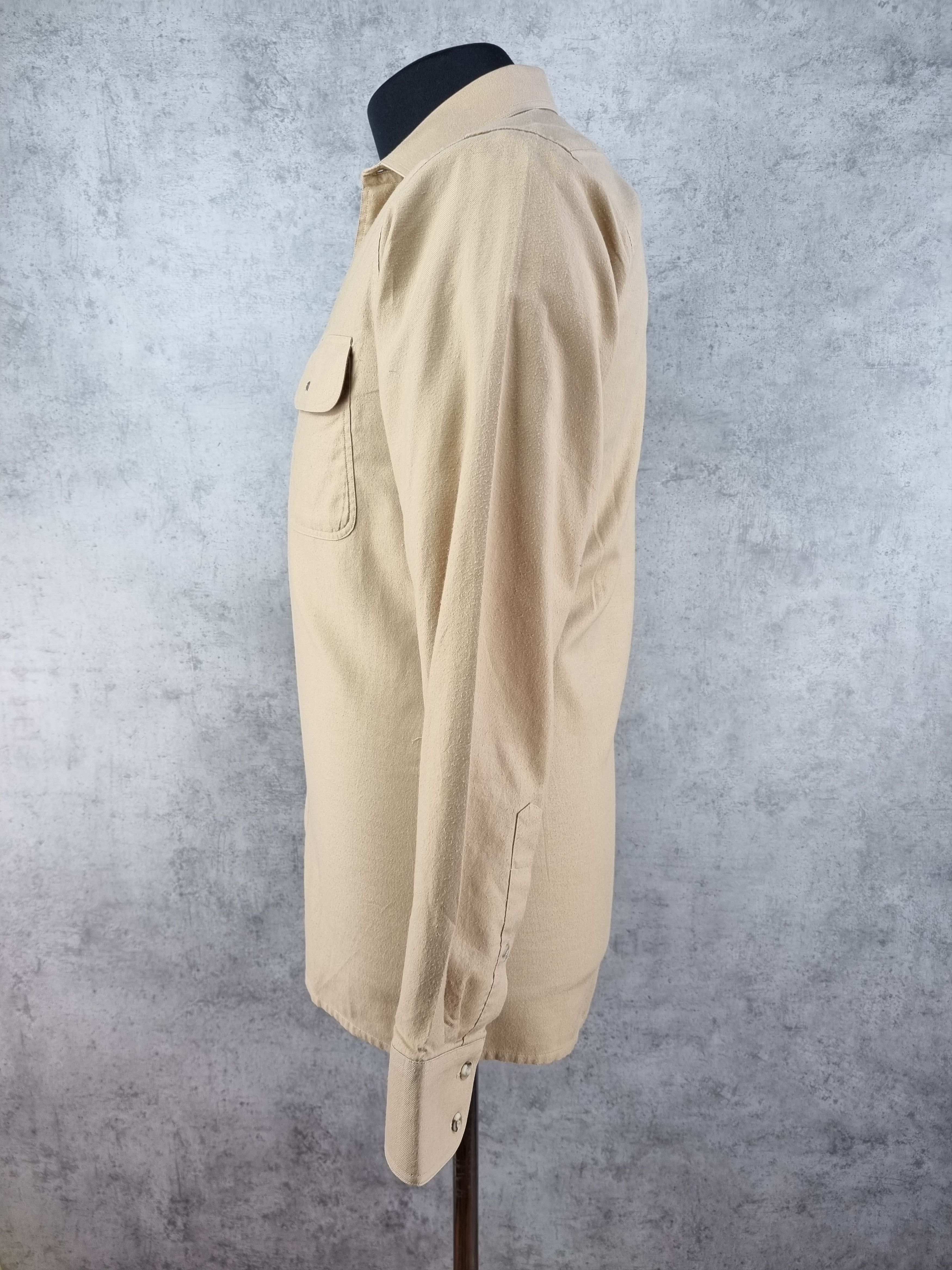 Christian Dior Monsieur 90s Rare Christian DIOR Military Safari Vintage Shirt Size US M / EU 48-50 / 2 - 5 Thumbnail