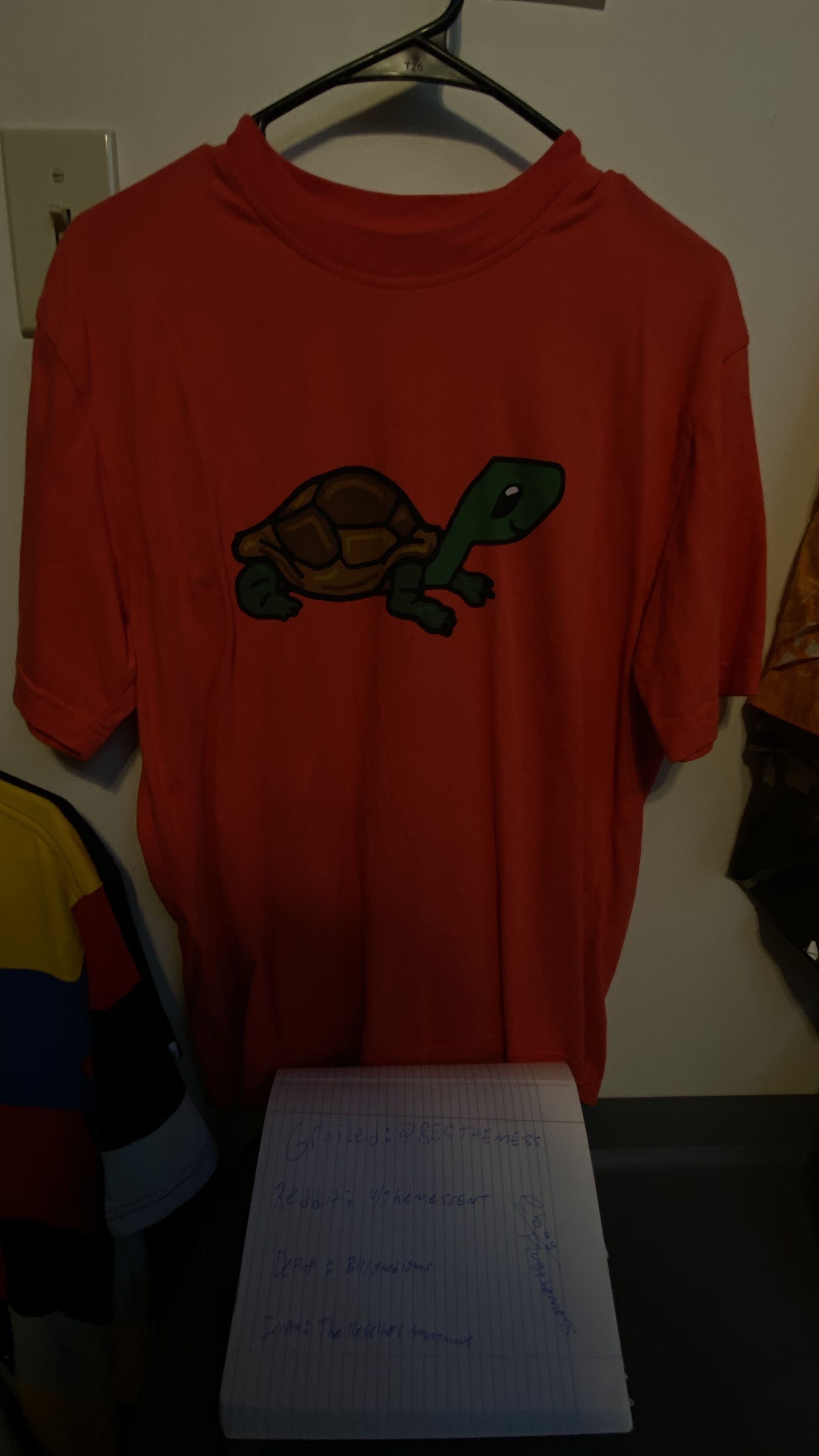 Palace PalaceSkateboards red Purtle Tee Size US M / EU 48-50 / 2 - 1 Thumbnail