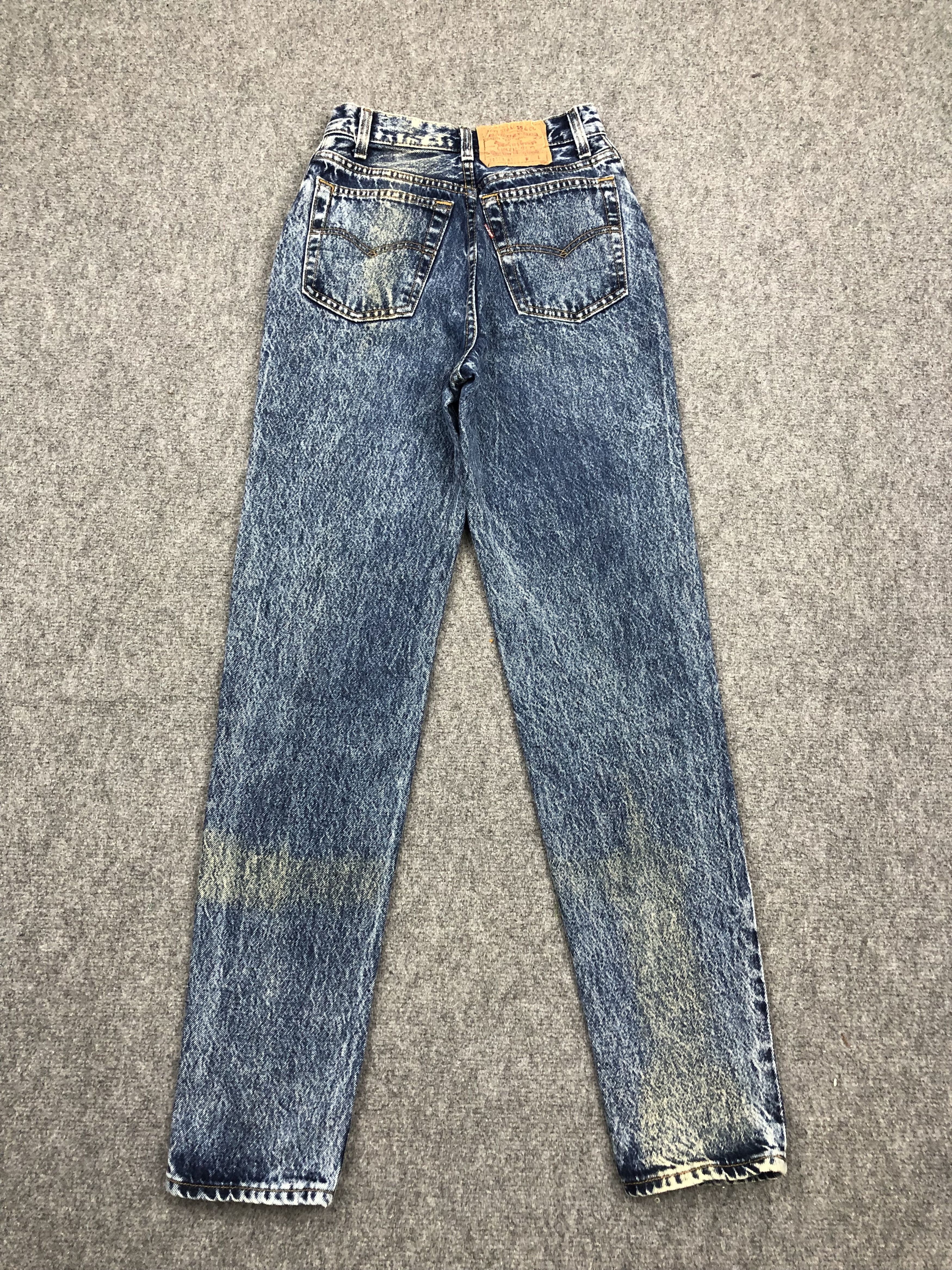 Levi's × Vintage Vintage 90s Levis 501 Acid Wash Jeans W24 DP1492 Size US 26 / EU 42 - 3 Thumbnail