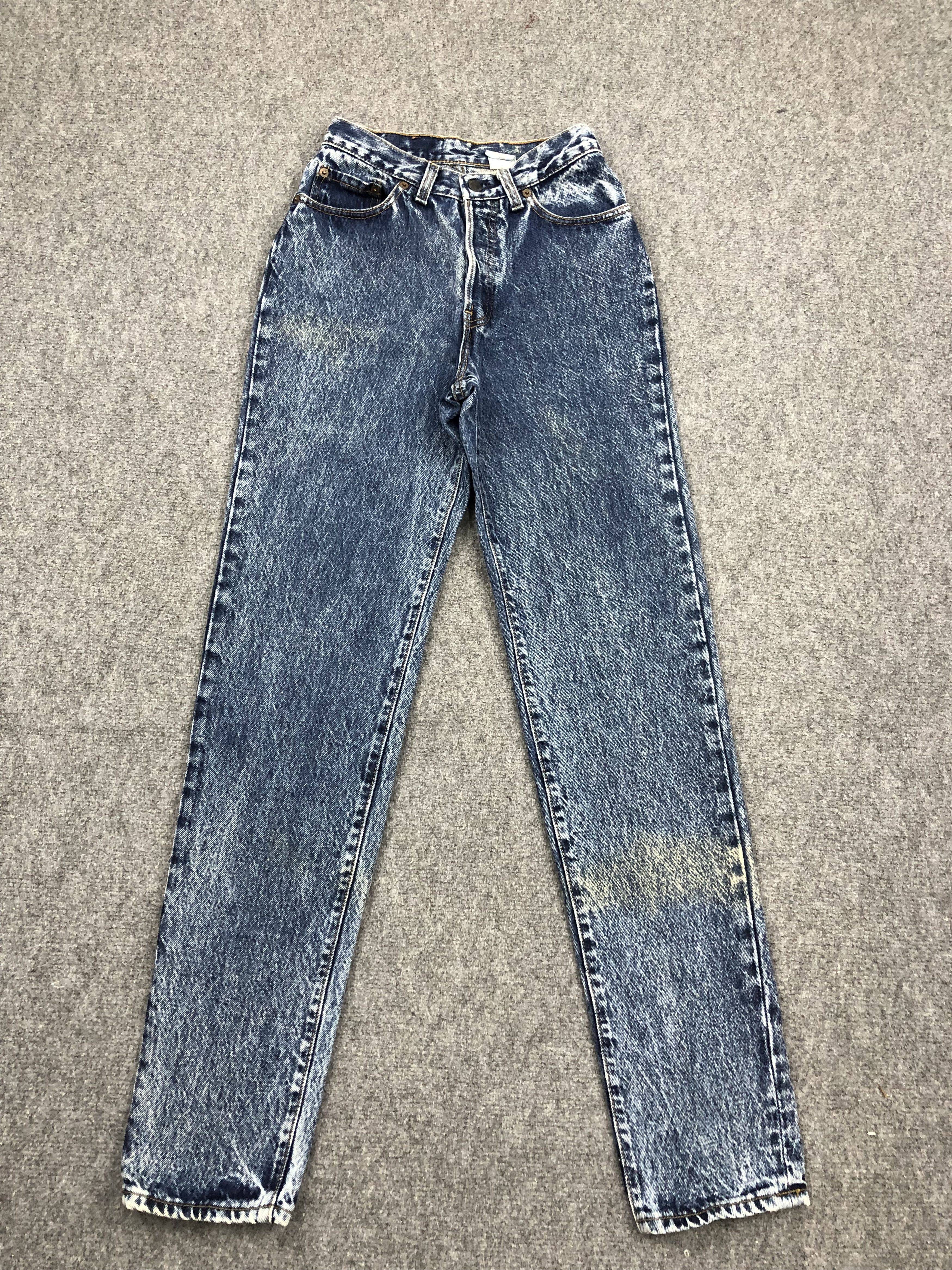 Levi's × Vintage Vintage 90s Levis 501 Acid Wash Jeans W24 DP1492 Size US 26 / EU 42 - 1 Thumbnail