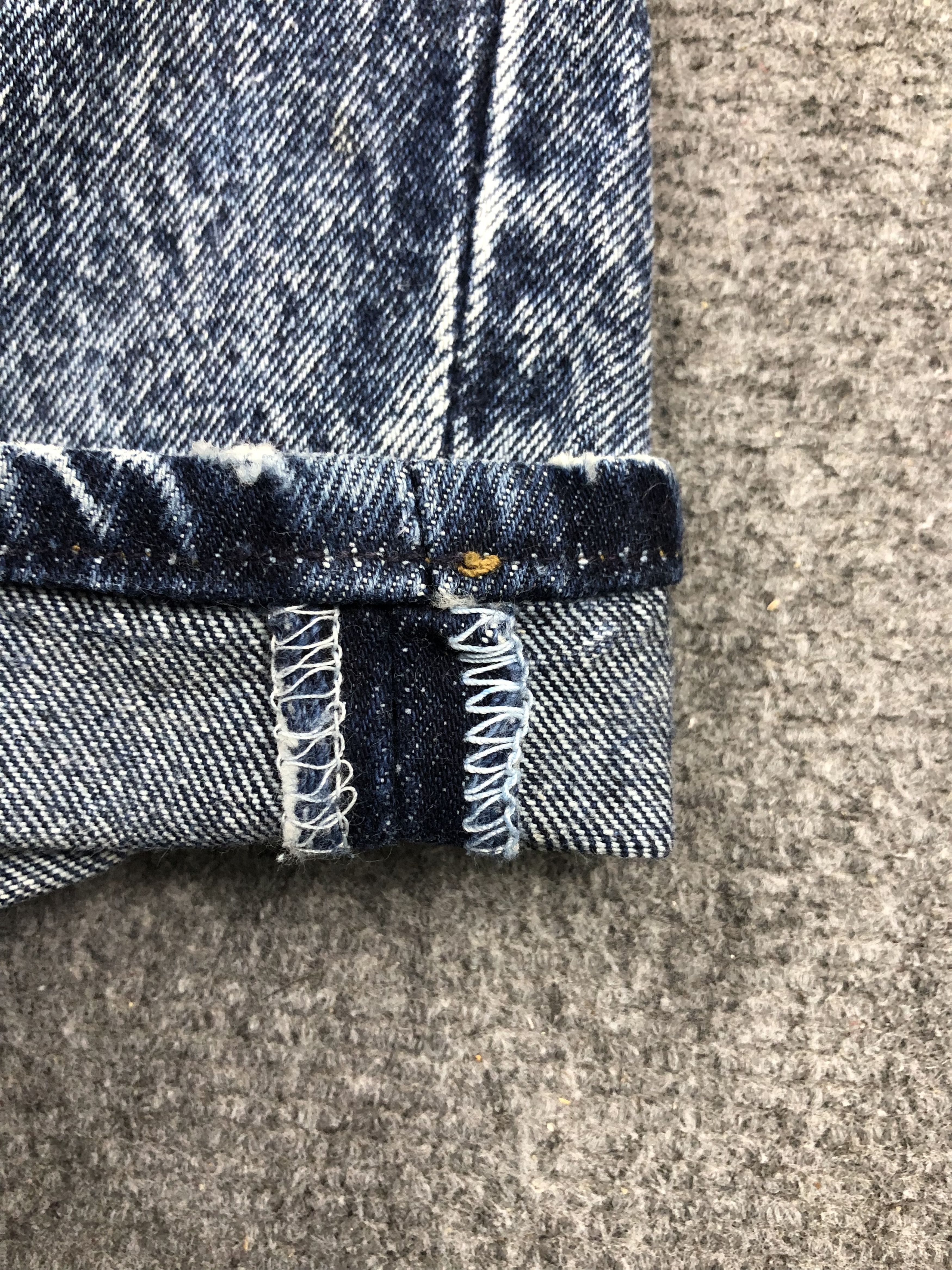 Levi's × Vintage Vintage 90s Levis 501 Acid Wash Jeans W24 DP1492 Size US 26 / EU 42 - 9 Thumbnail