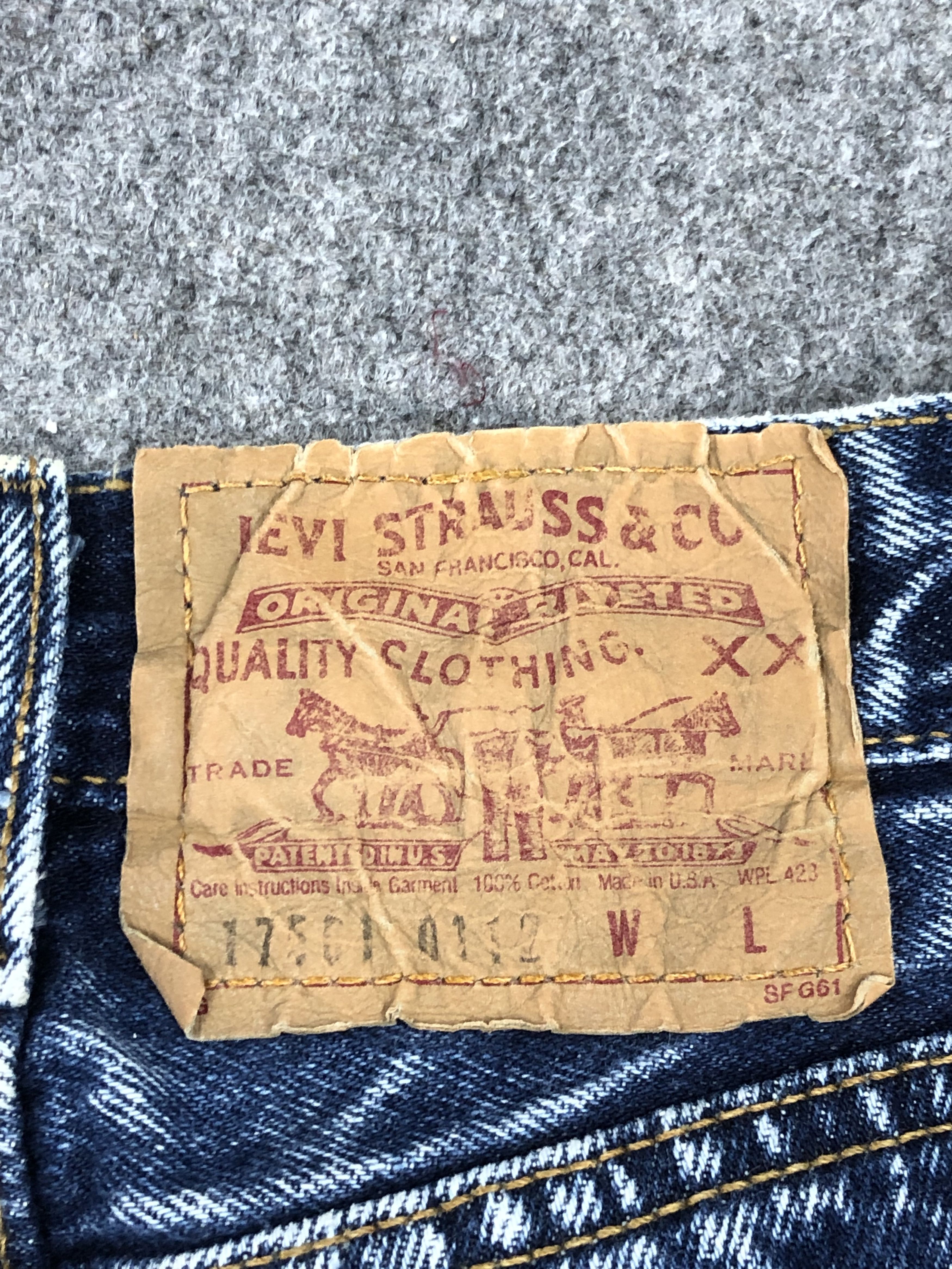Levi's × Vintage Vintage 90s Levis 501 Acid Wash Jeans W24 DP1492 Size US 26 / EU 42 - 5 Thumbnail