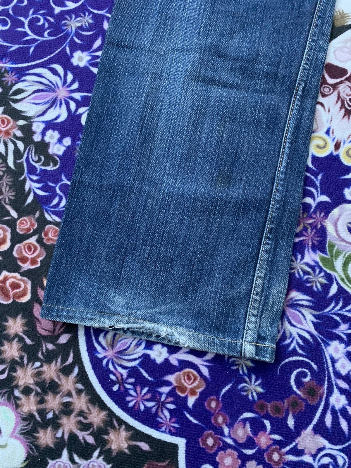 Levi's Vintage Clothing Levis 503 e Redline Faded Wash Denim Size US 32 / EU 48 - 7 Thumbnail