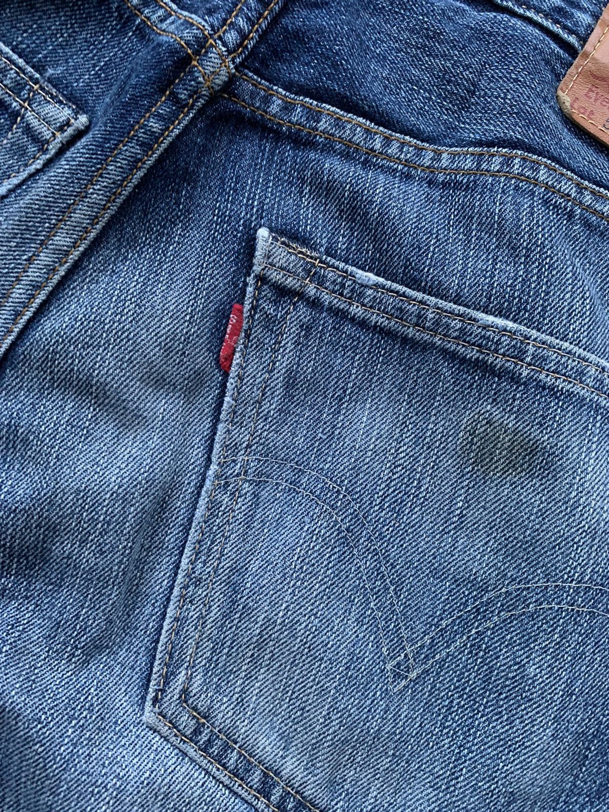 Levi's Vintage Clothing Levis 503 e Redline Faded Wash Denim Size US 32 / EU 48 - 10 Thumbnail