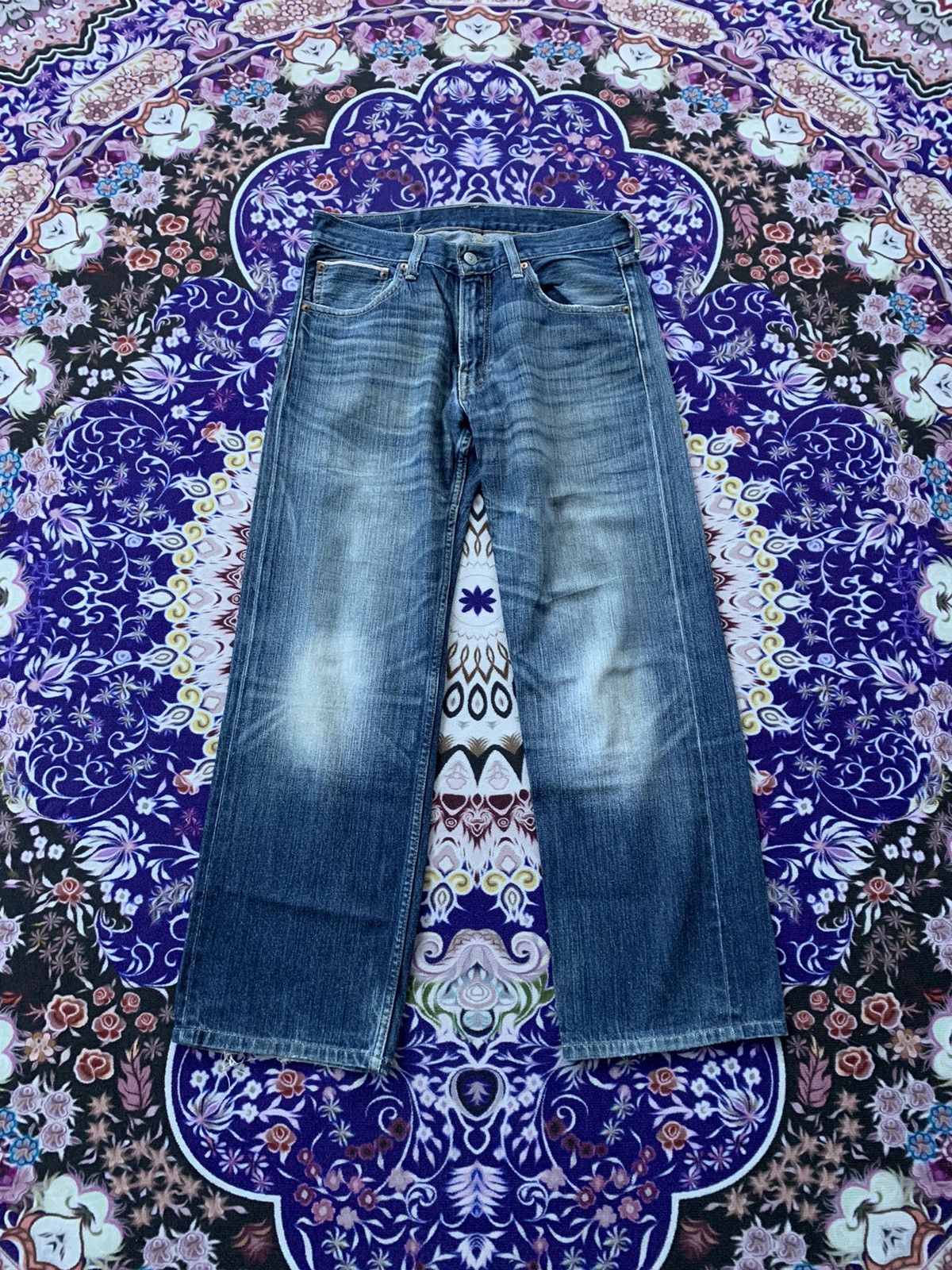 Levi's Vintage Clothing Levis 503 e Redline Faded Wash Denim Size US 32 / EU 48 - 1 Thumbnail