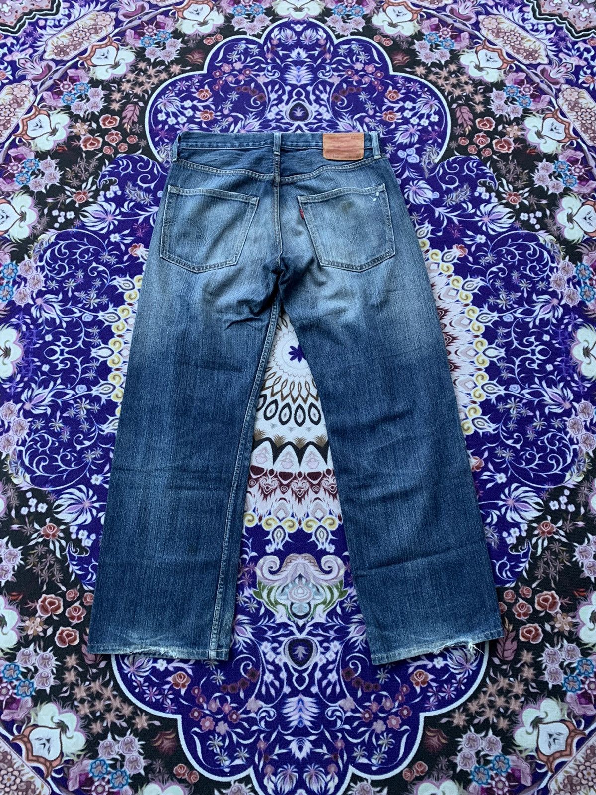 Levi's Vintage Clothing Levis 503 e Redline Faded Wash Denim Size US 32 / EU 48 - 6 Thumbnail