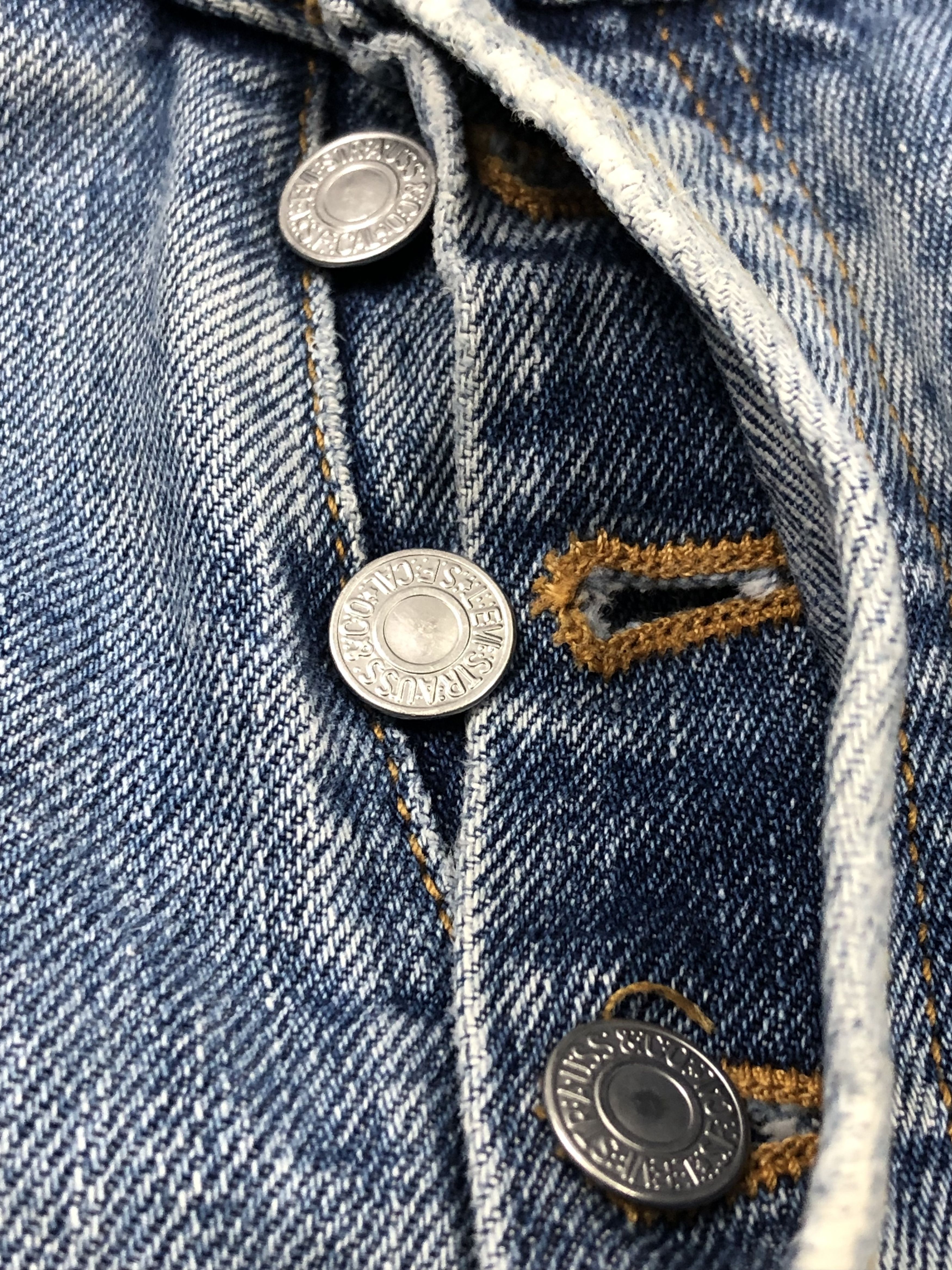 Levi's Vintage Levis 501 Faded Blue Jeans DP1493 Size US 35 - 10 Thumbnail
