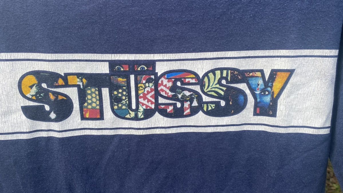 Stussy Vintage Stussy Box Logo Tshirt Size US M / EU 48-50 / 2 - 2 Thumbnail