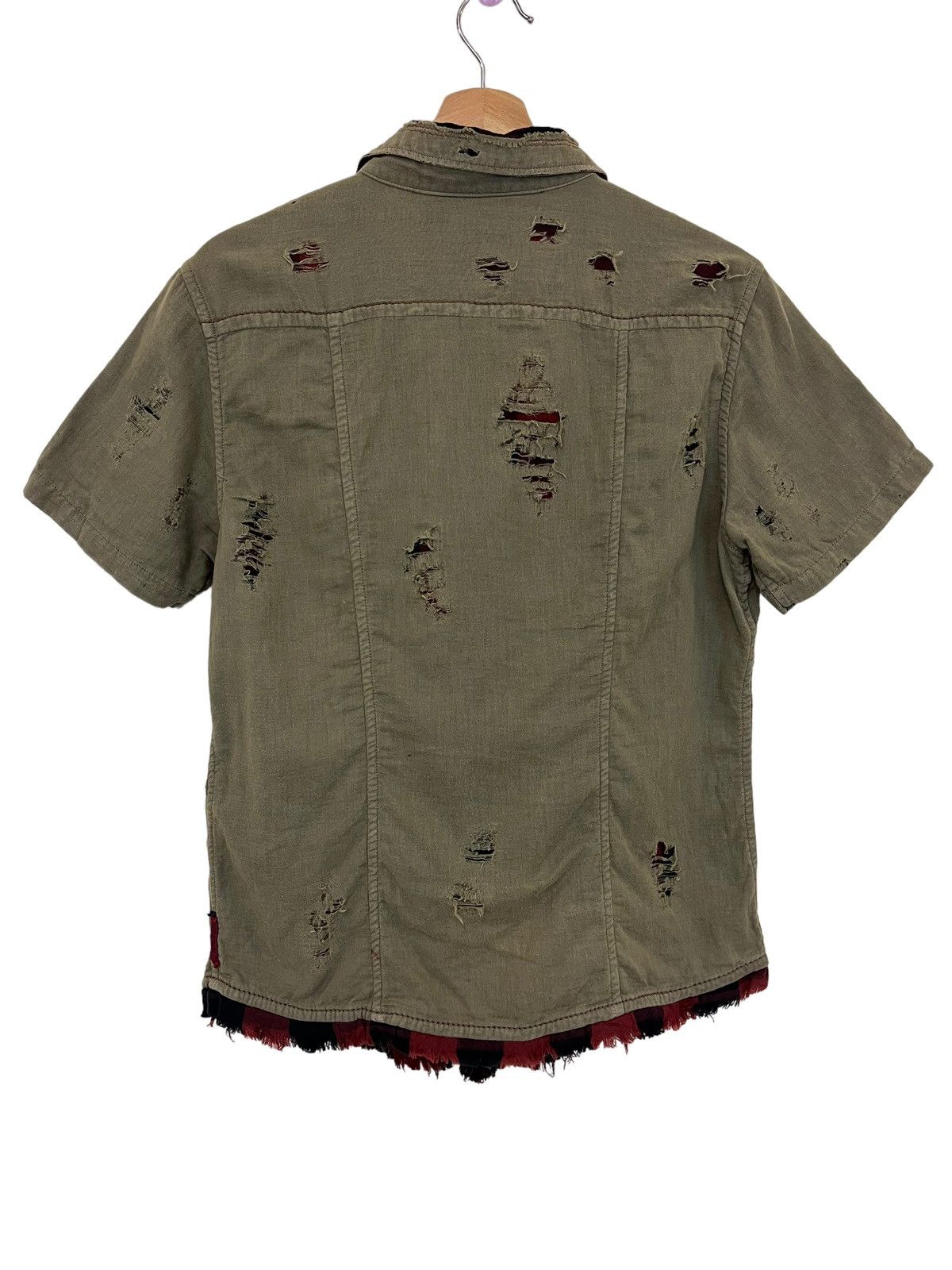 Marithe + Francois Girbaud Archival Marith Francious Girbaud Distressed Shirts Size US M / EU 48-50 / 2 - 2 Thumbnail