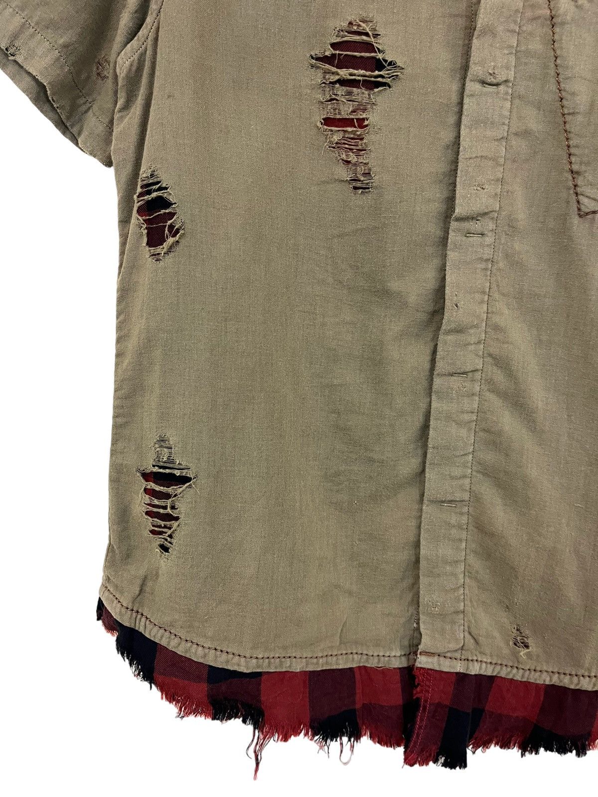Marithe + Francois Girbaud Archival Marith Francious Girbaud Distressed Shirts Size US M / EU 48-50 / 2 - 15 Thumbnail
